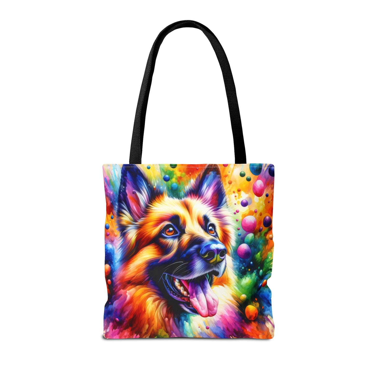 German Shepherd in Watercolor Tote Bag