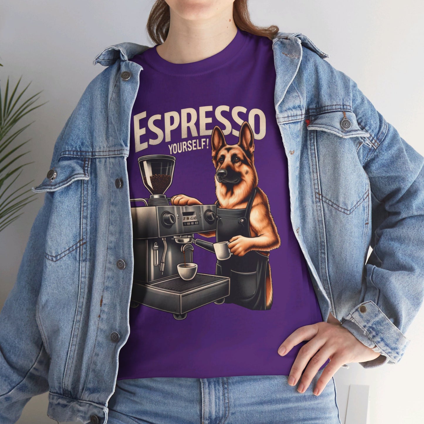 Espresso Yourself T-Shirt (13 colors) (German Shepherd)