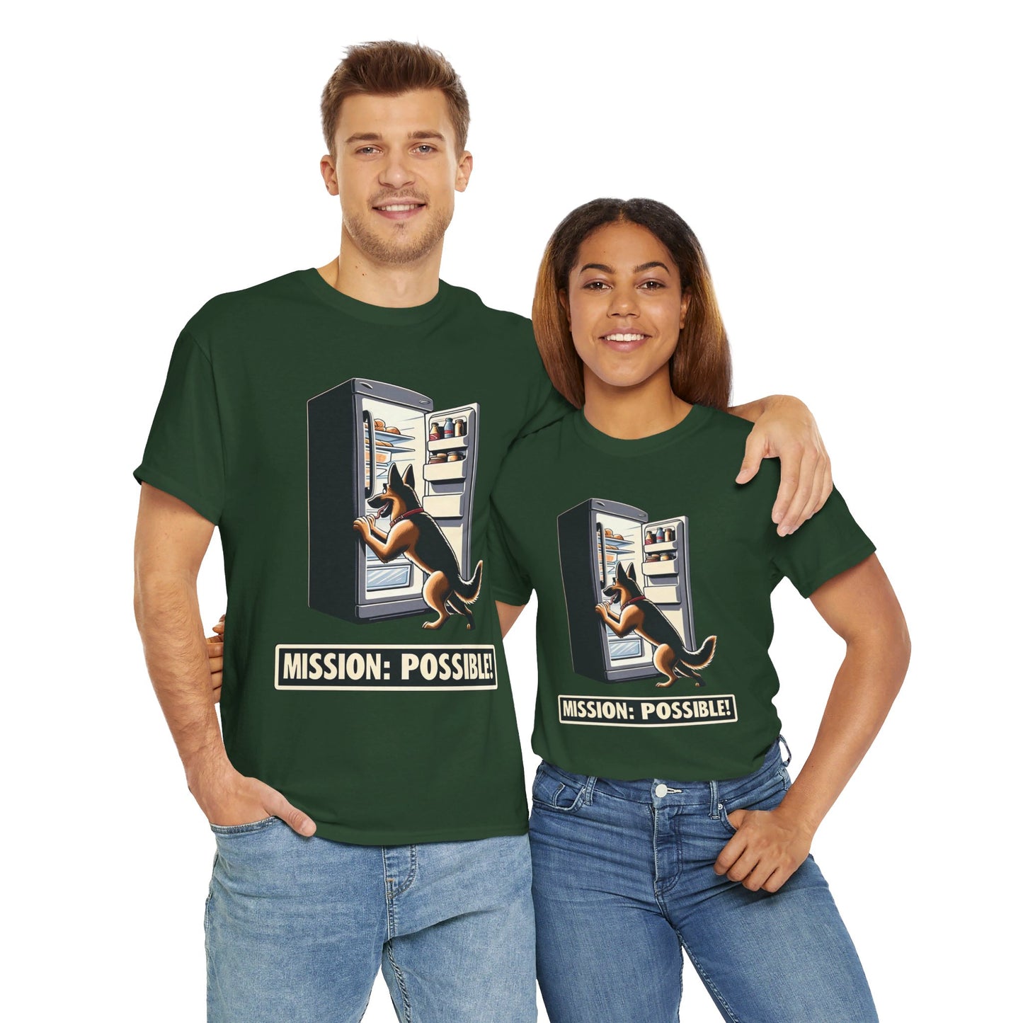 Mission Possible T-Shirt (13 colors) (German Shepherd)