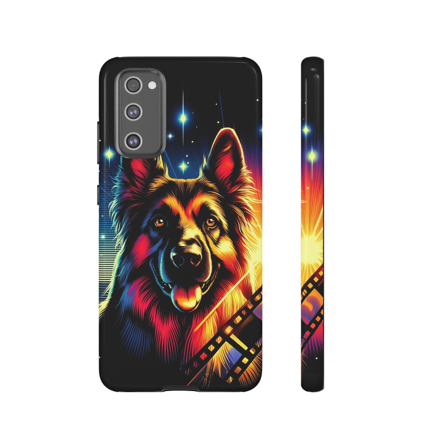 Comic book style German Shepherd Phone Case