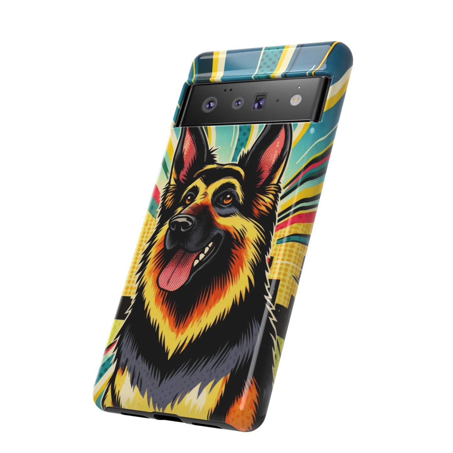 Comic style German Shepherd Phone Case