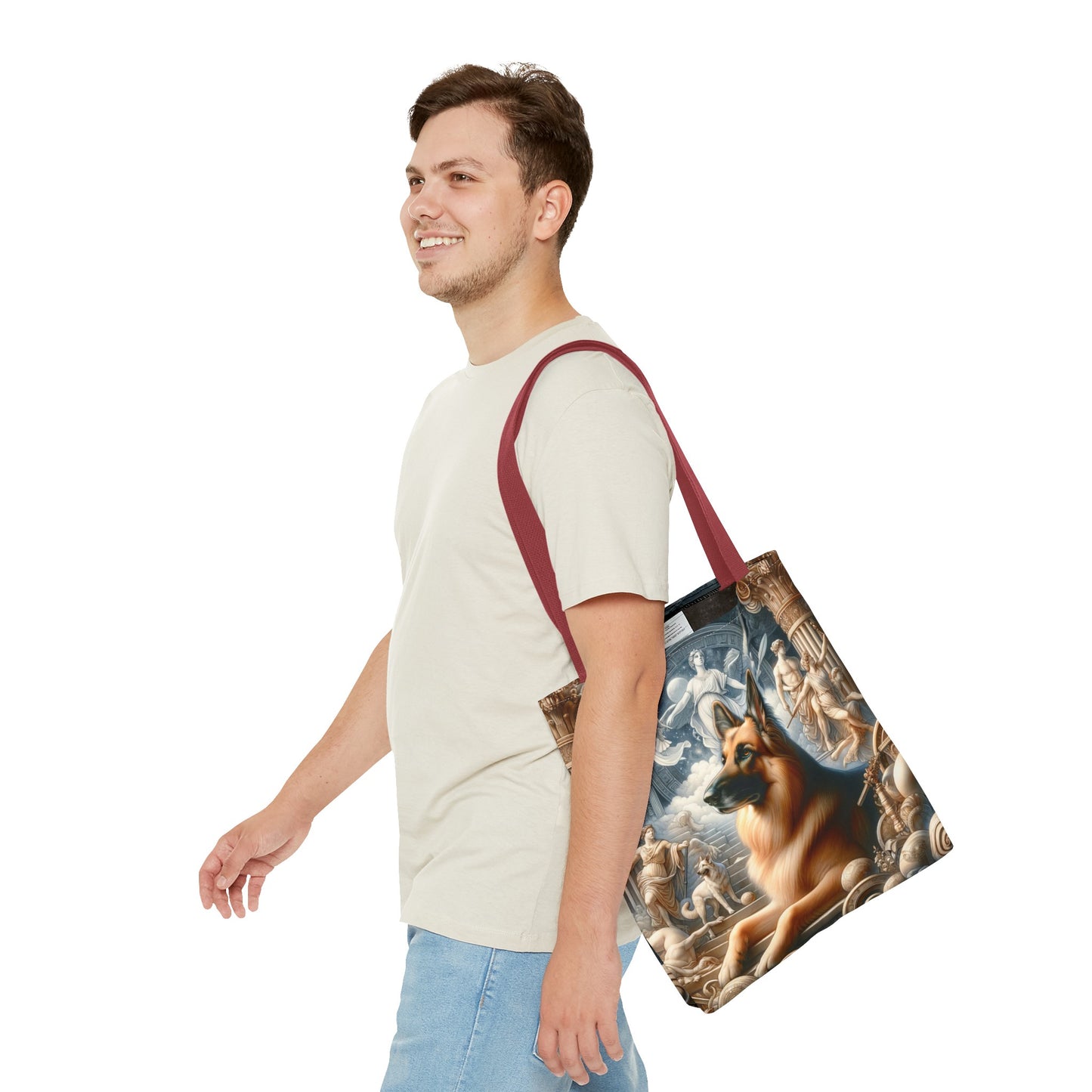 Neo-classicism and dreamy fantasy German Shepherd Tote Bag