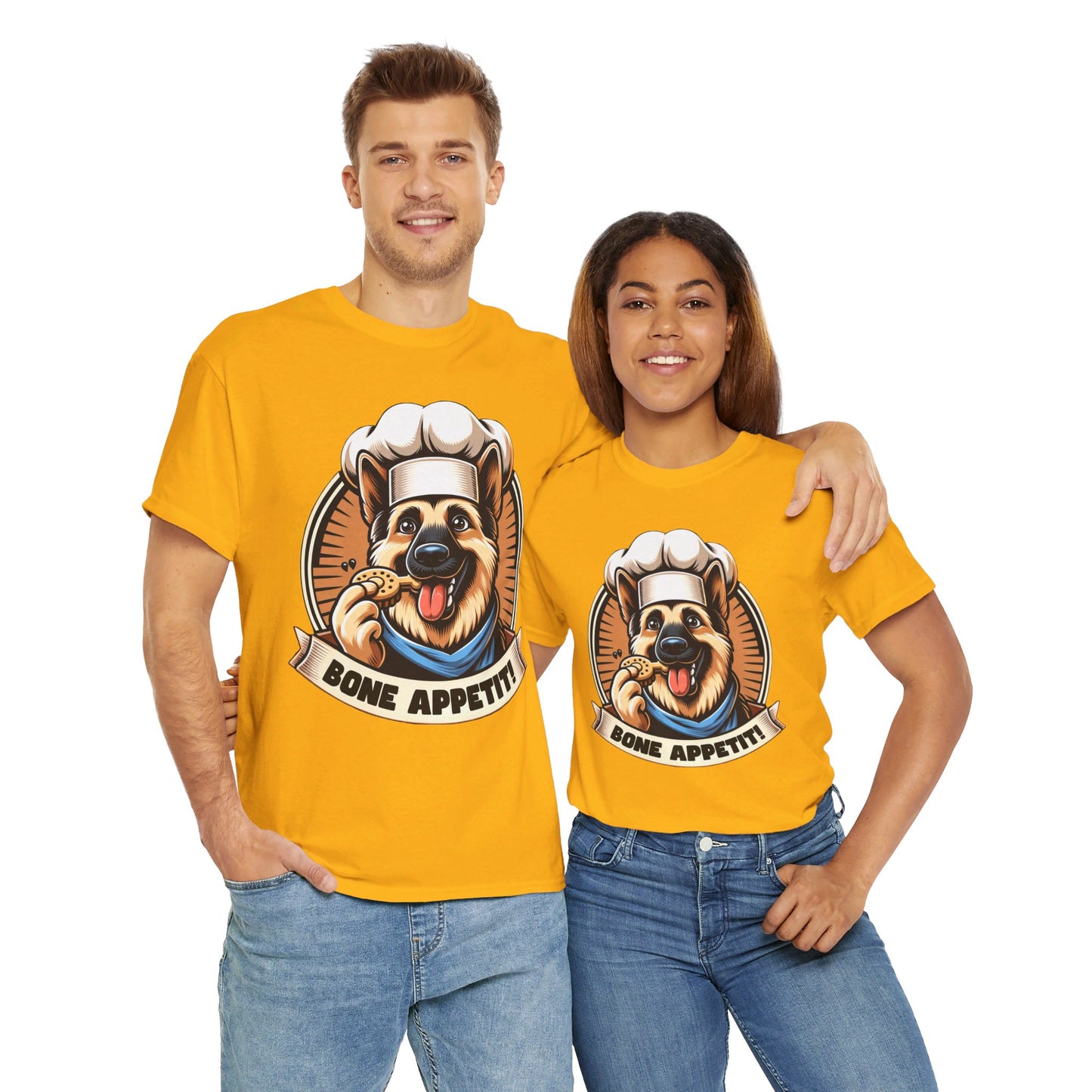 Bone Appetit T-Shirt (13 colors) (German Shepherd)