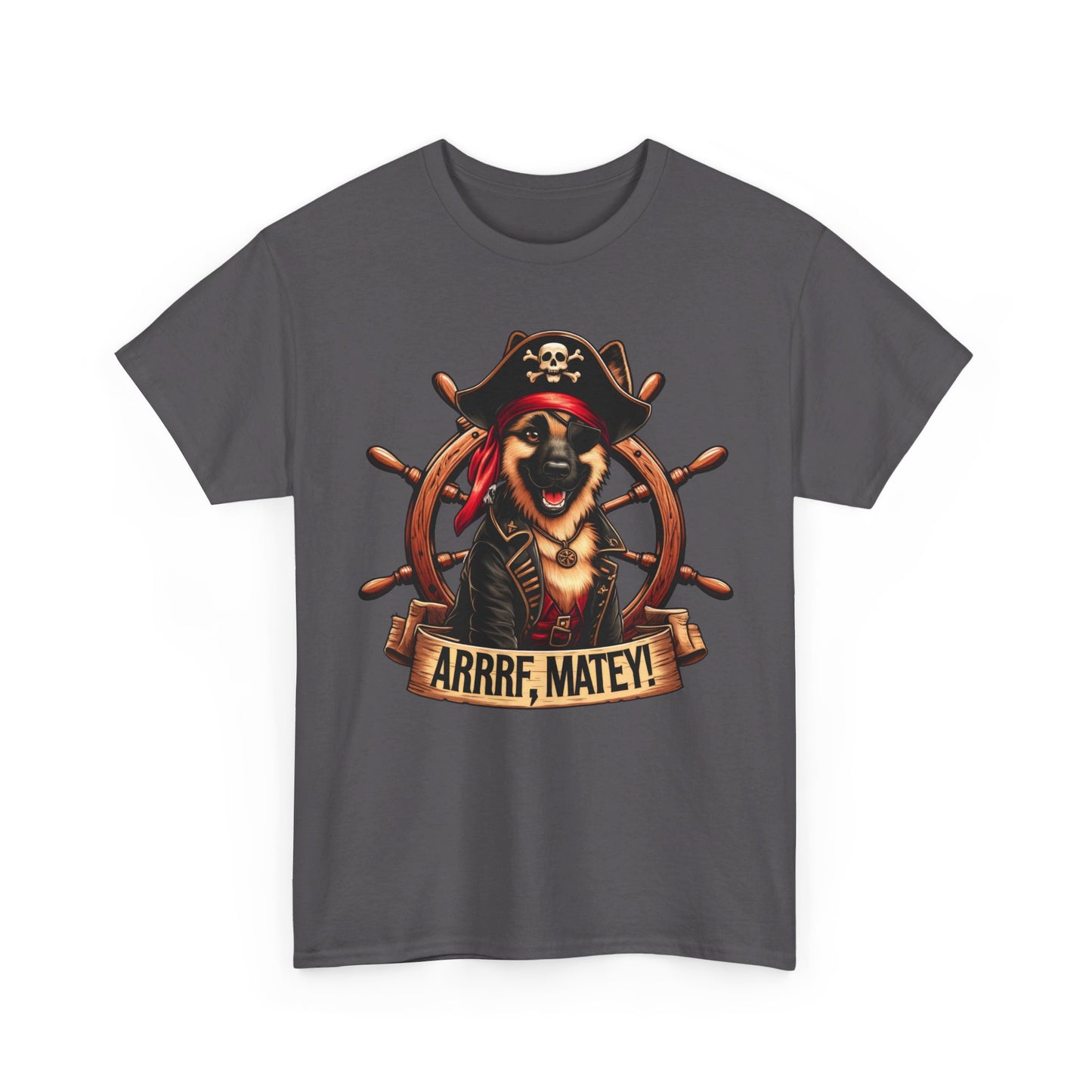 ARRRF, Matey T-Shirt (13 colors) (German Shepherd)