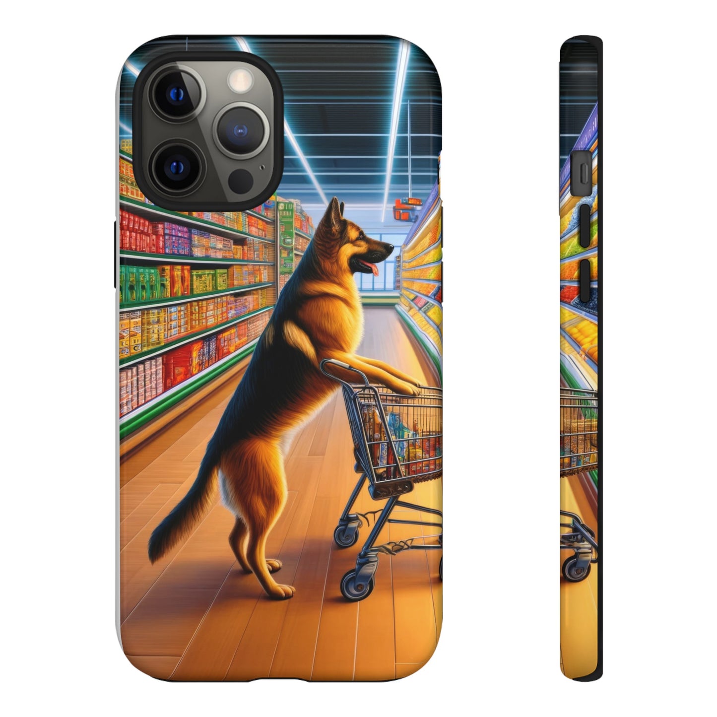 German Shepherd Shopping Phone Case