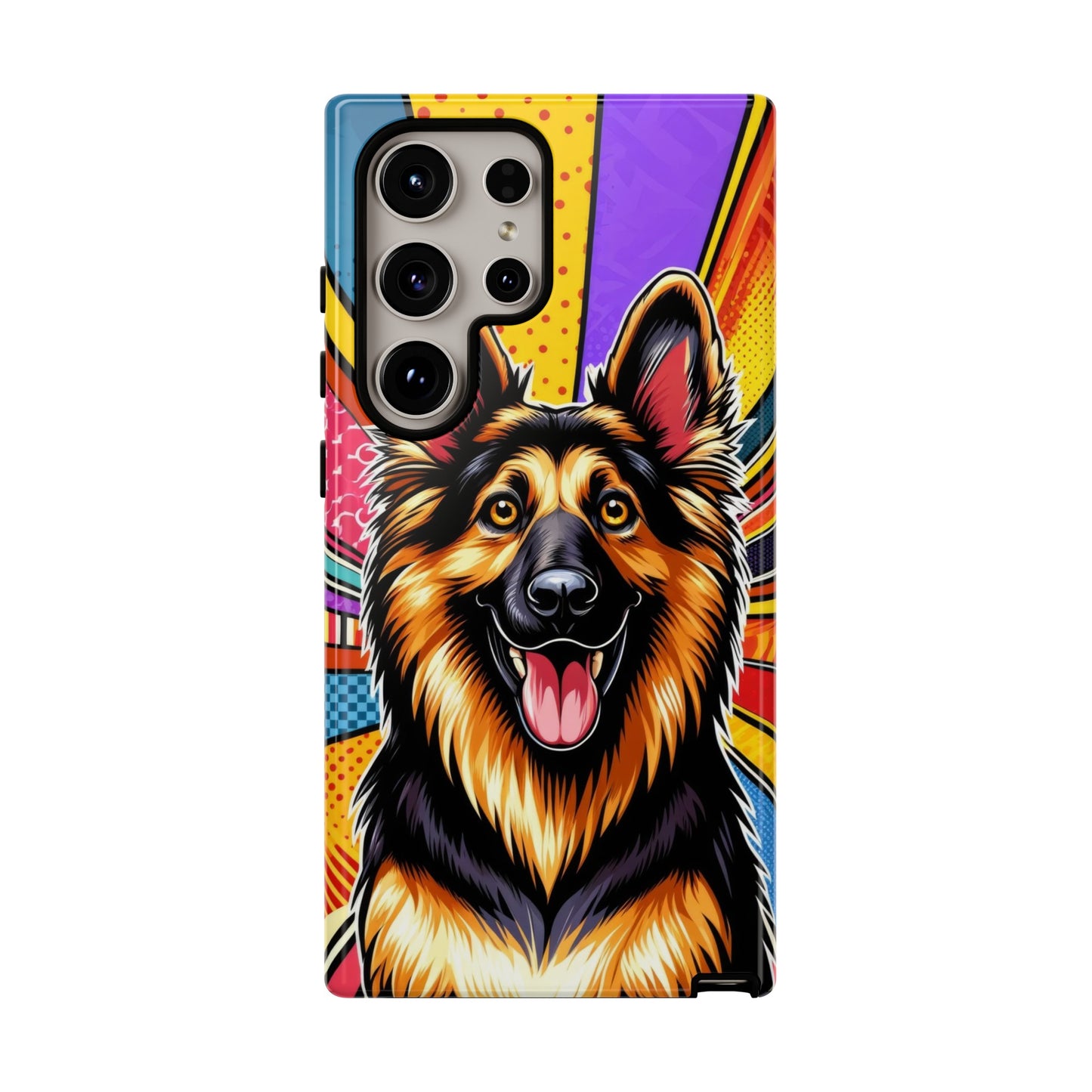 Anime style German Shepherd Phone Case