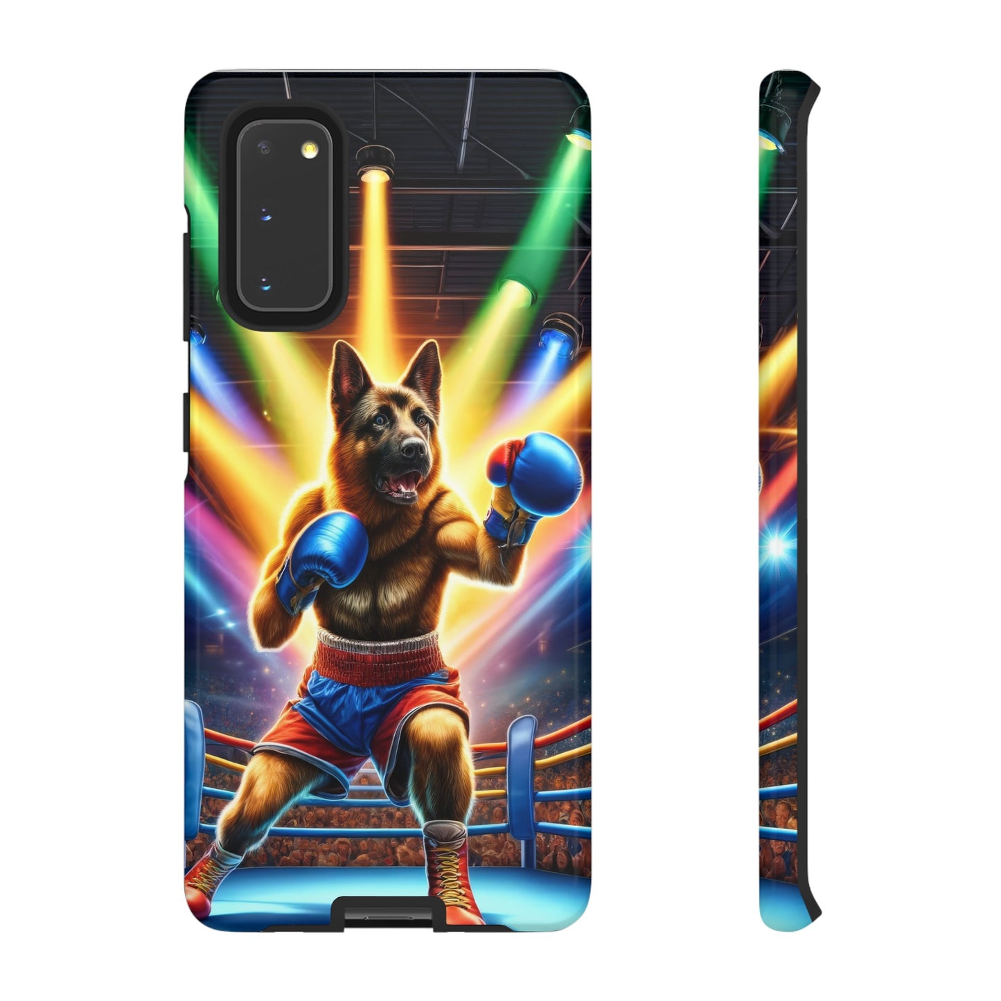 German Shepherd Boxing Phone Case