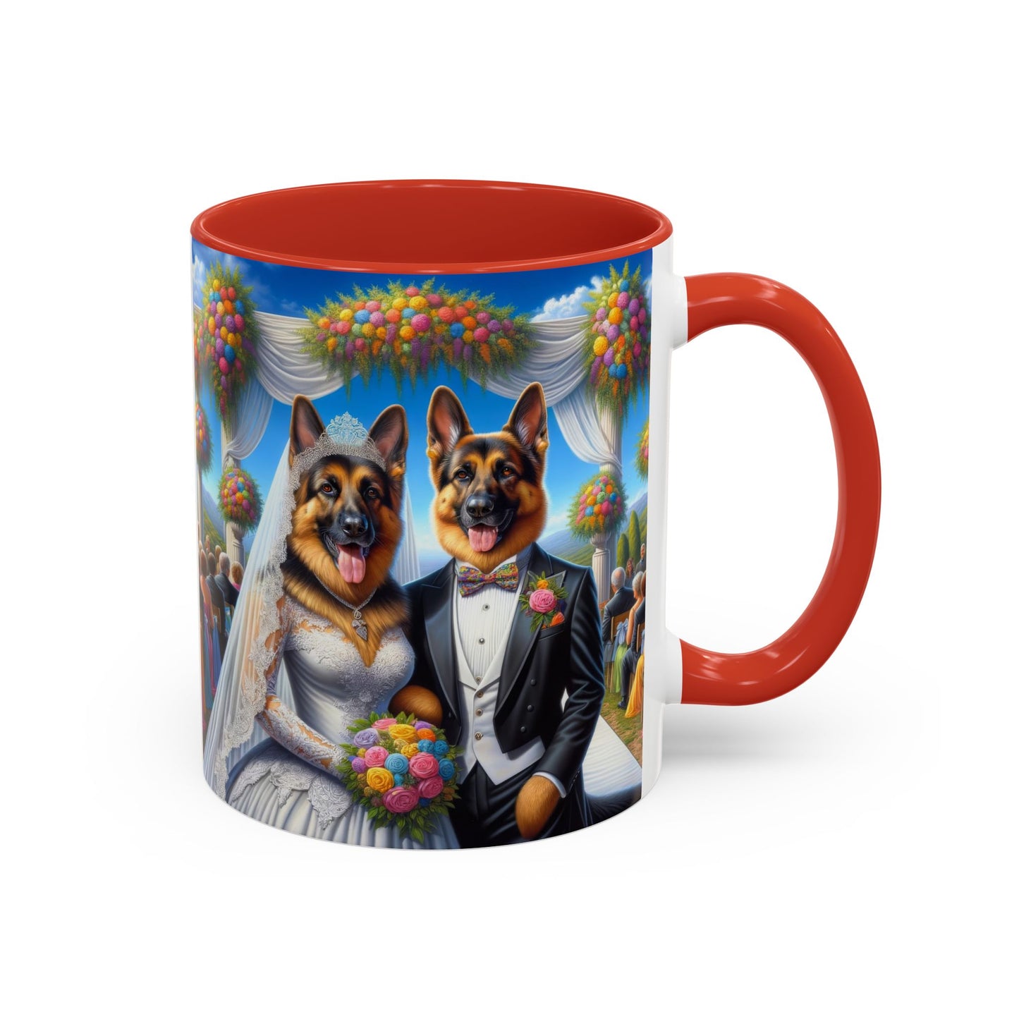 German Shepherds getting Married  Coffee Mug