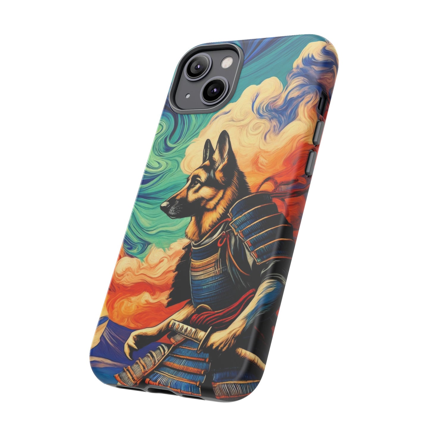 Samurai German Shepherd Phone Case