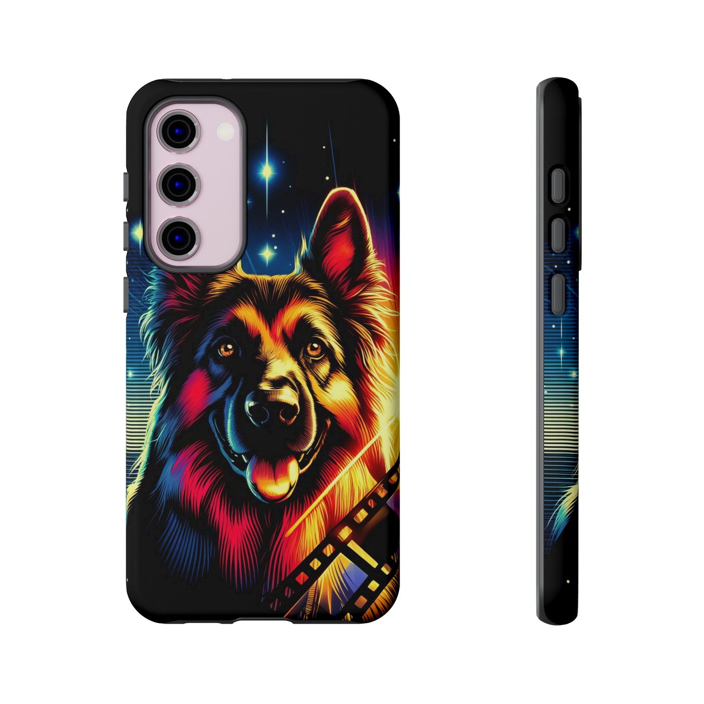 Comic book style German Shepherd Phone Case