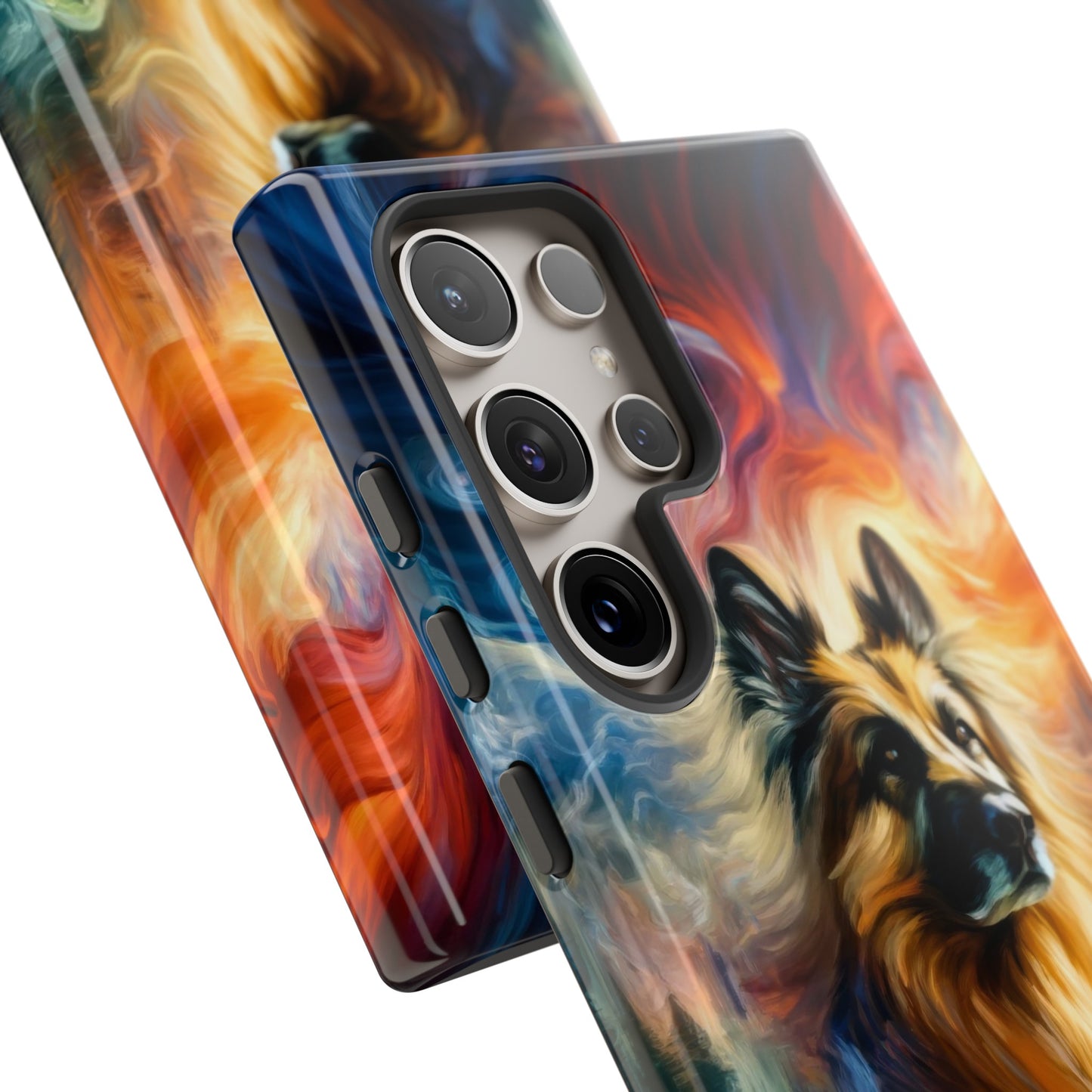 Expressionism and fantasy German Shepherd Phone Case