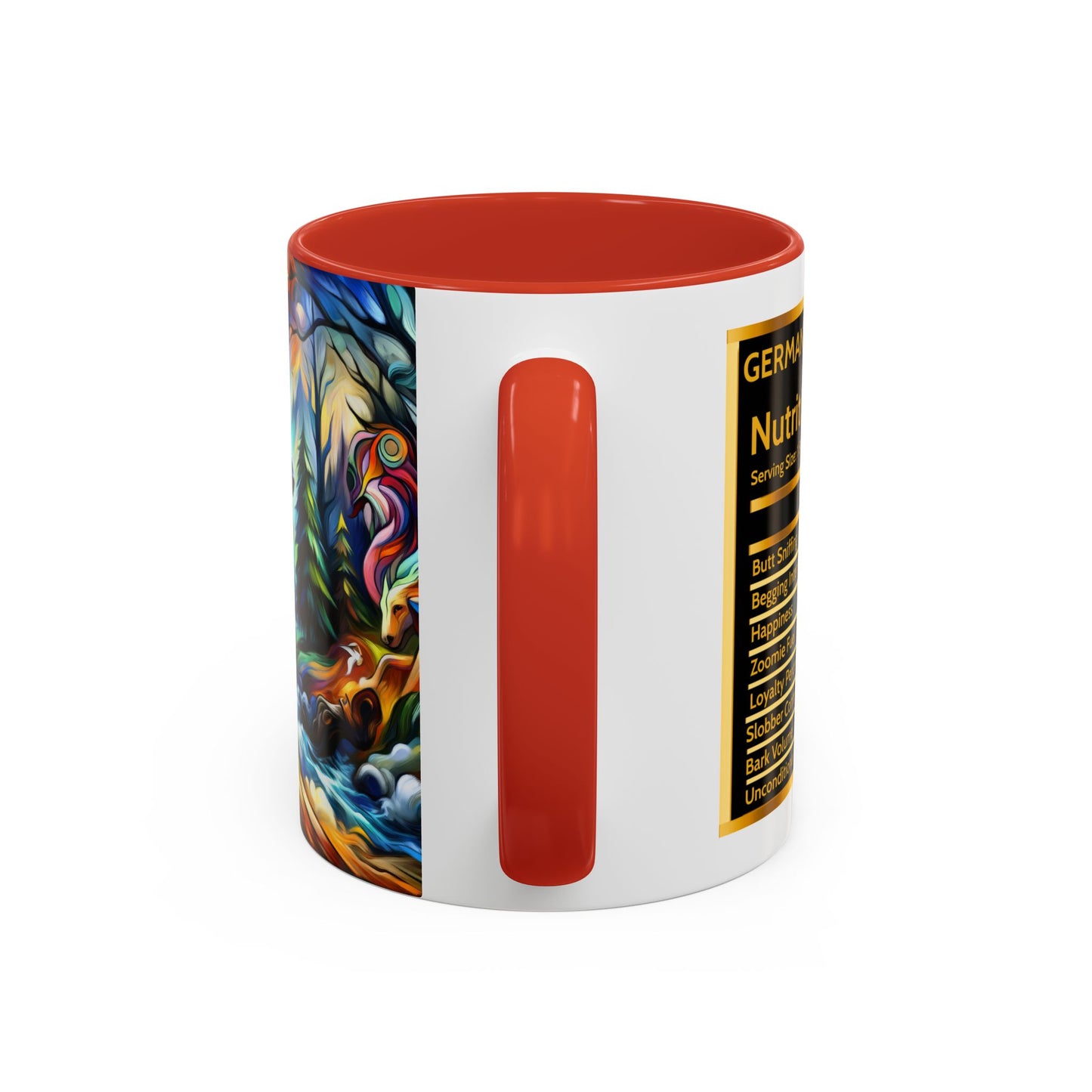 Fantasy and fauvism German Shepherd Coffee Mug