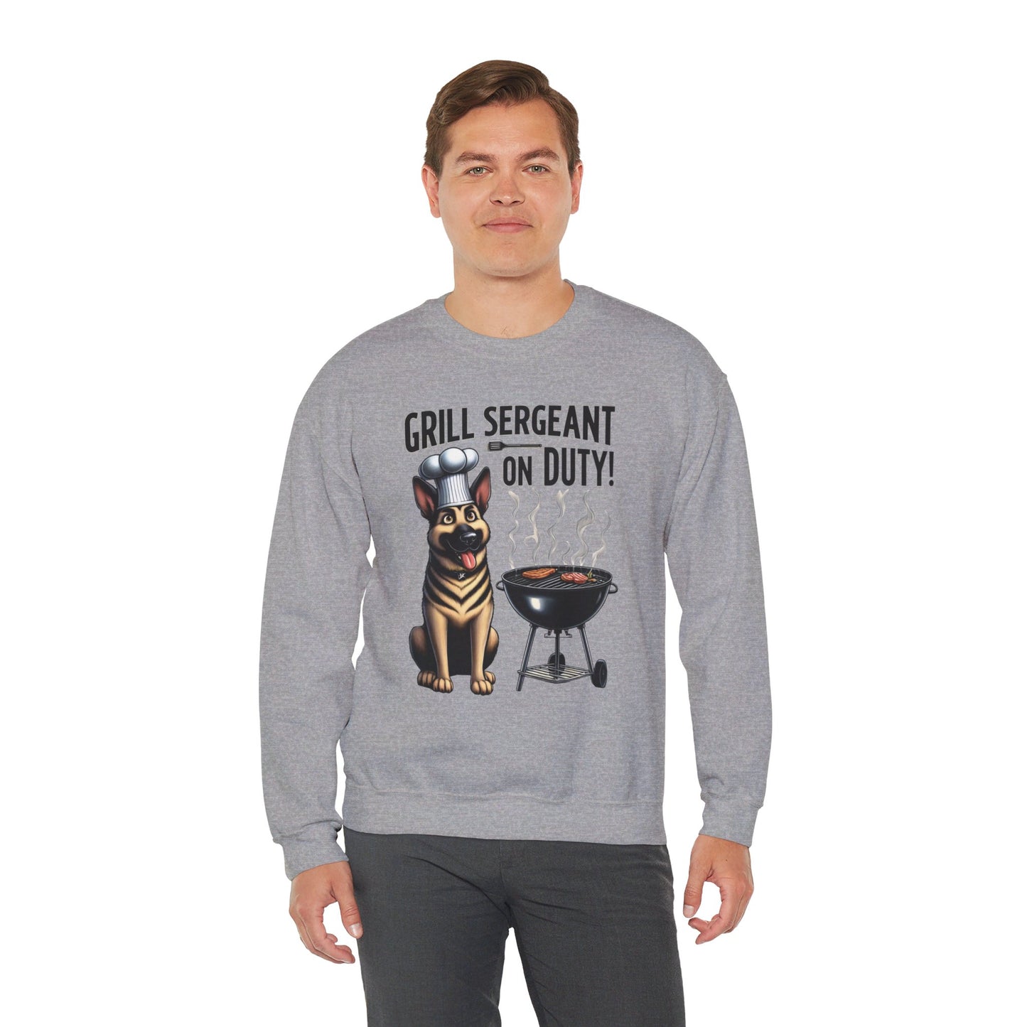 Grill Sergant Sweatshirt (10 colors) (German Shepherd)