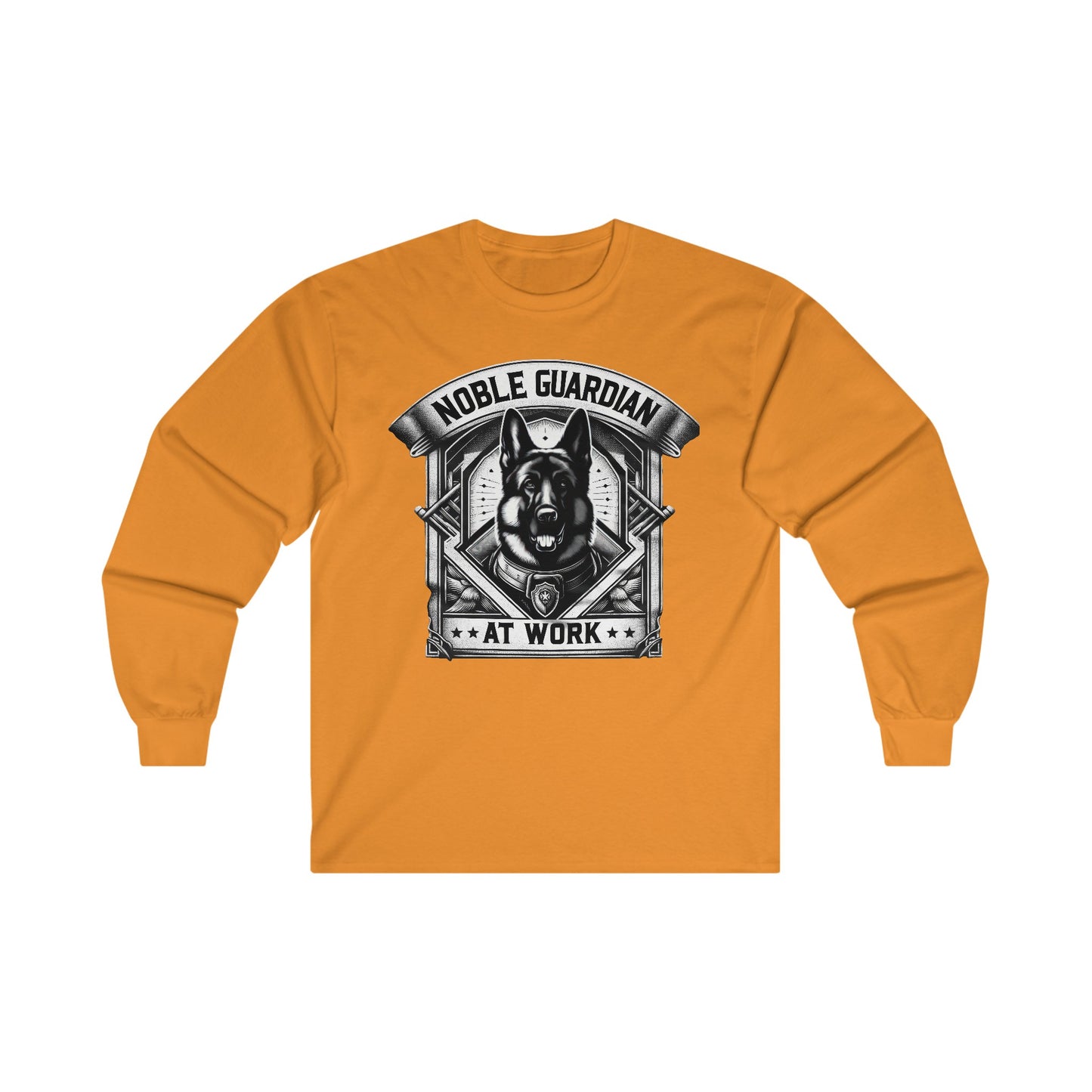 Noble Guardian At Work Long Sleeve Shirt (20 colors) (German Shepherd)