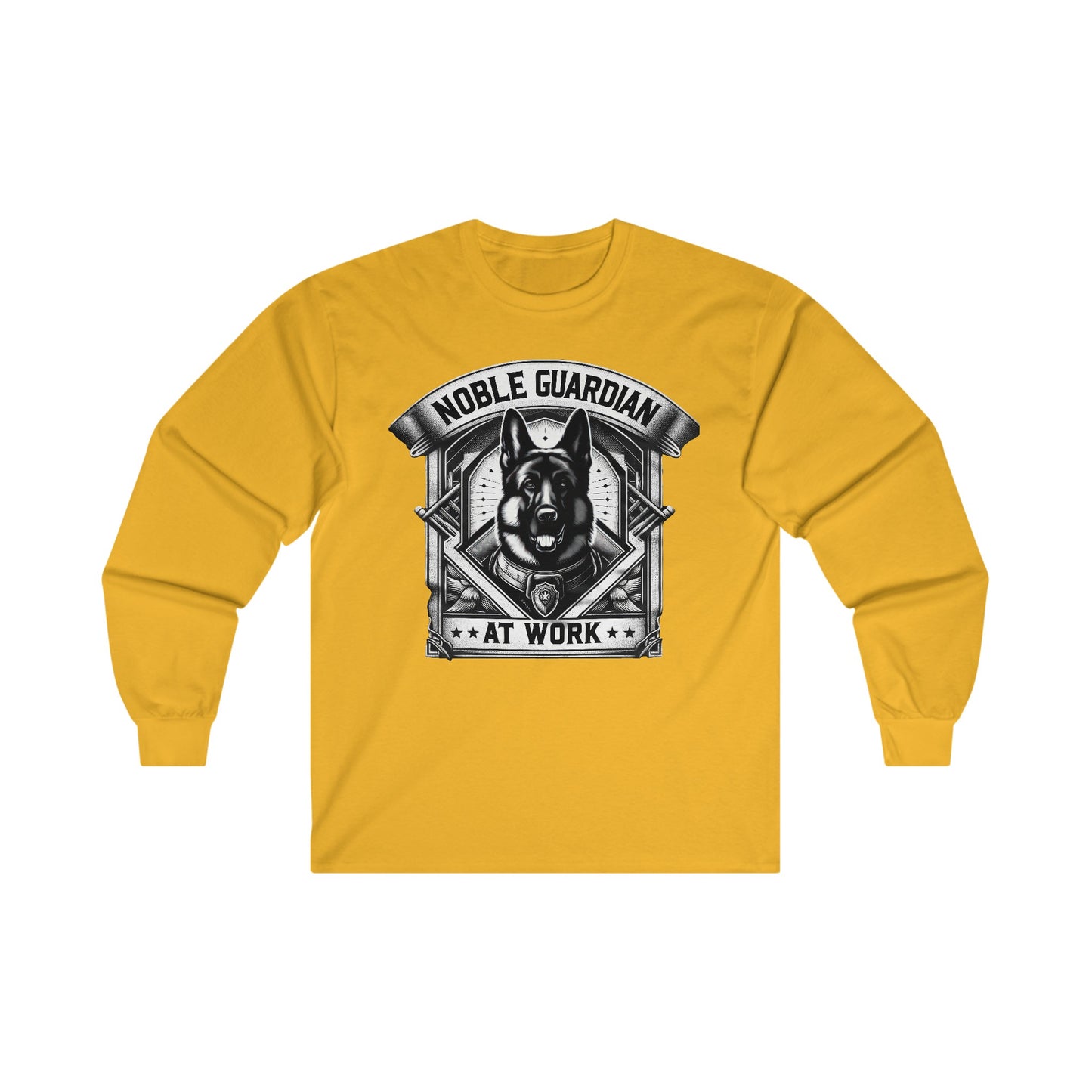 Noble Guardian At Work Long Sleeve Shirt (20 colors) (German Shepherd)