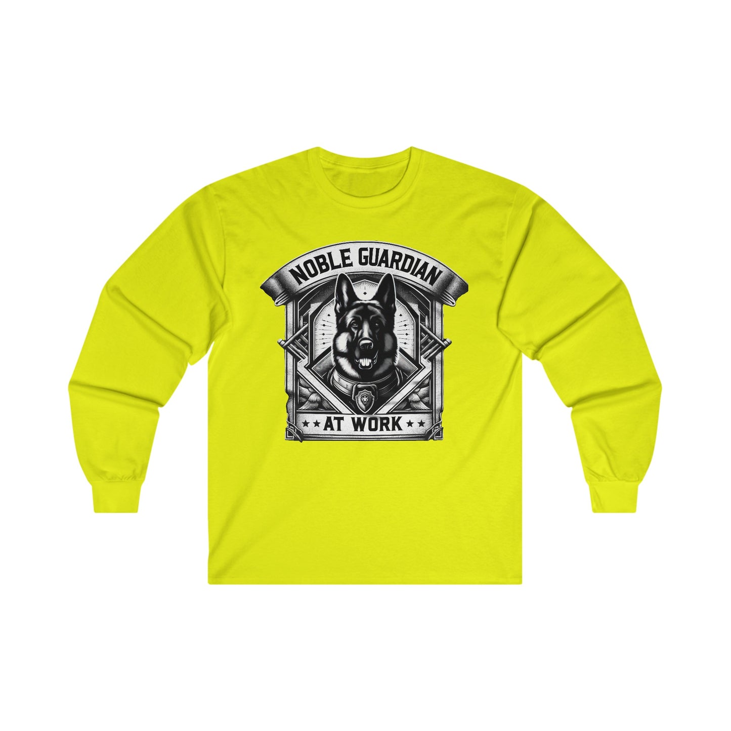 Noble Guardian At Work Long Sleeve Shirt (20 colors) (German Shepherd)