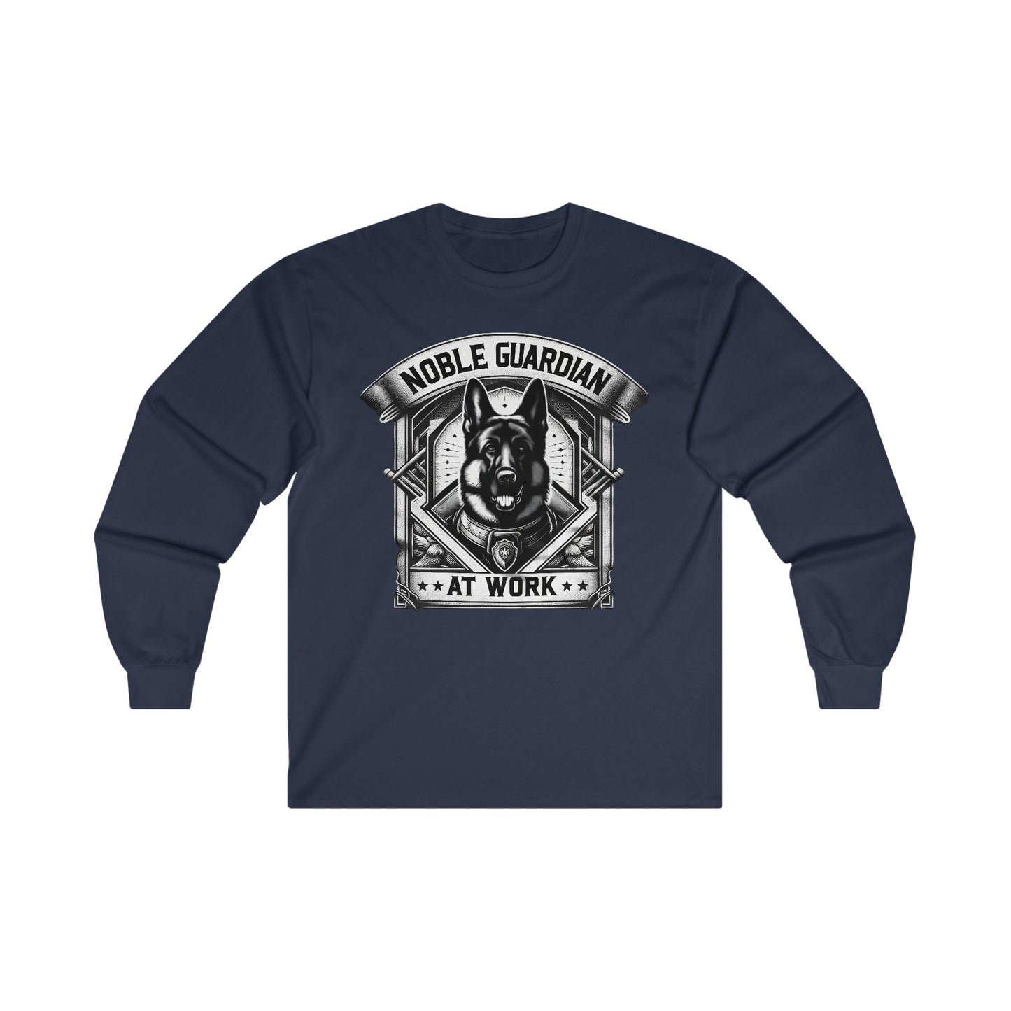 Noble Guardian At Work Long Sleeve Shirt (20 colors) (German Shepherd)