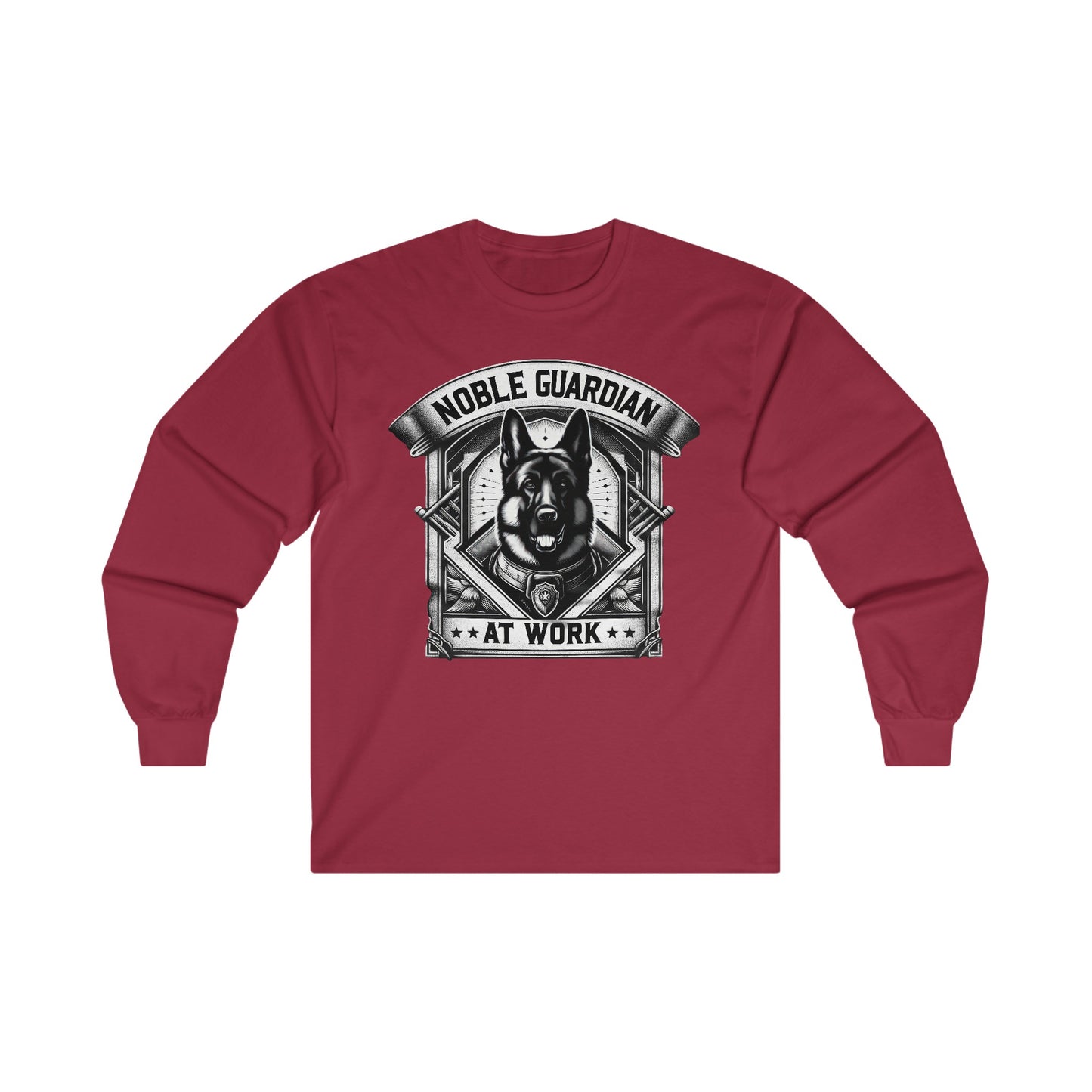 Noble Guardian At Work Long Sleeve Shirt (20 colors) (German Shepherd)