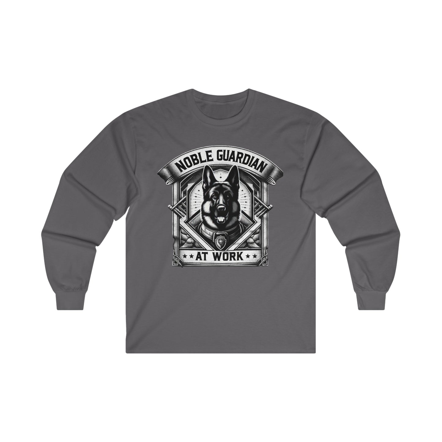 Noble Guardian At Work Long Sleeve Shirt (20 colors) (German Shepherd)