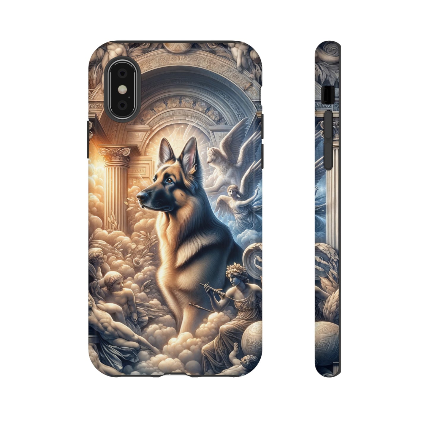 Neo-classicism and dreamy fantasy German Shepherd Phone Case