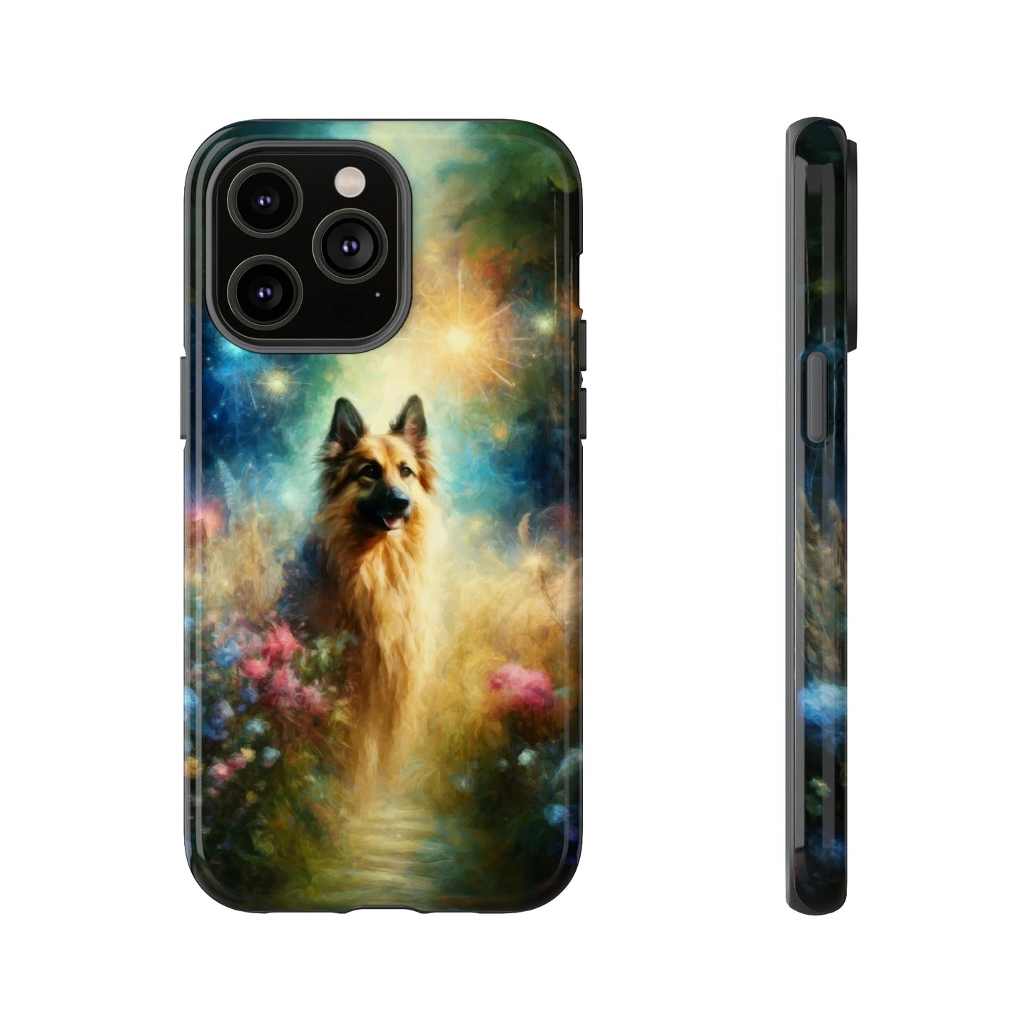 Fairy tale and impressionism German Shepherd Phone Case