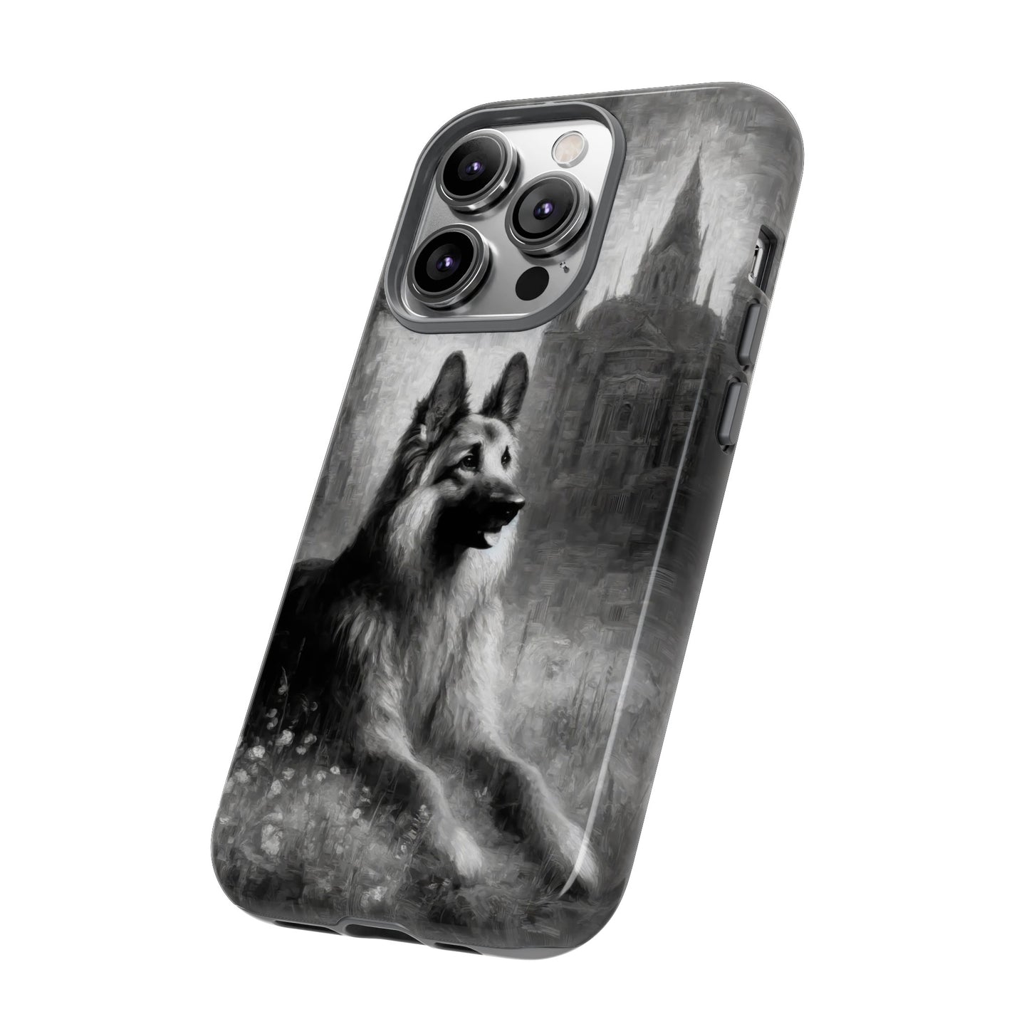 Neo-impressionism German Shepherd Phone Case