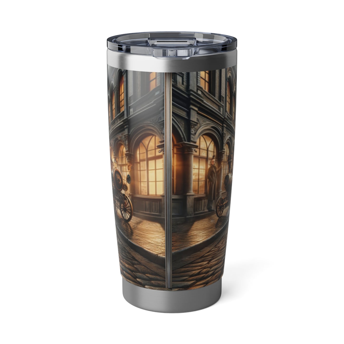 Realism and steampunk German Shepherd 20oz Tumbler