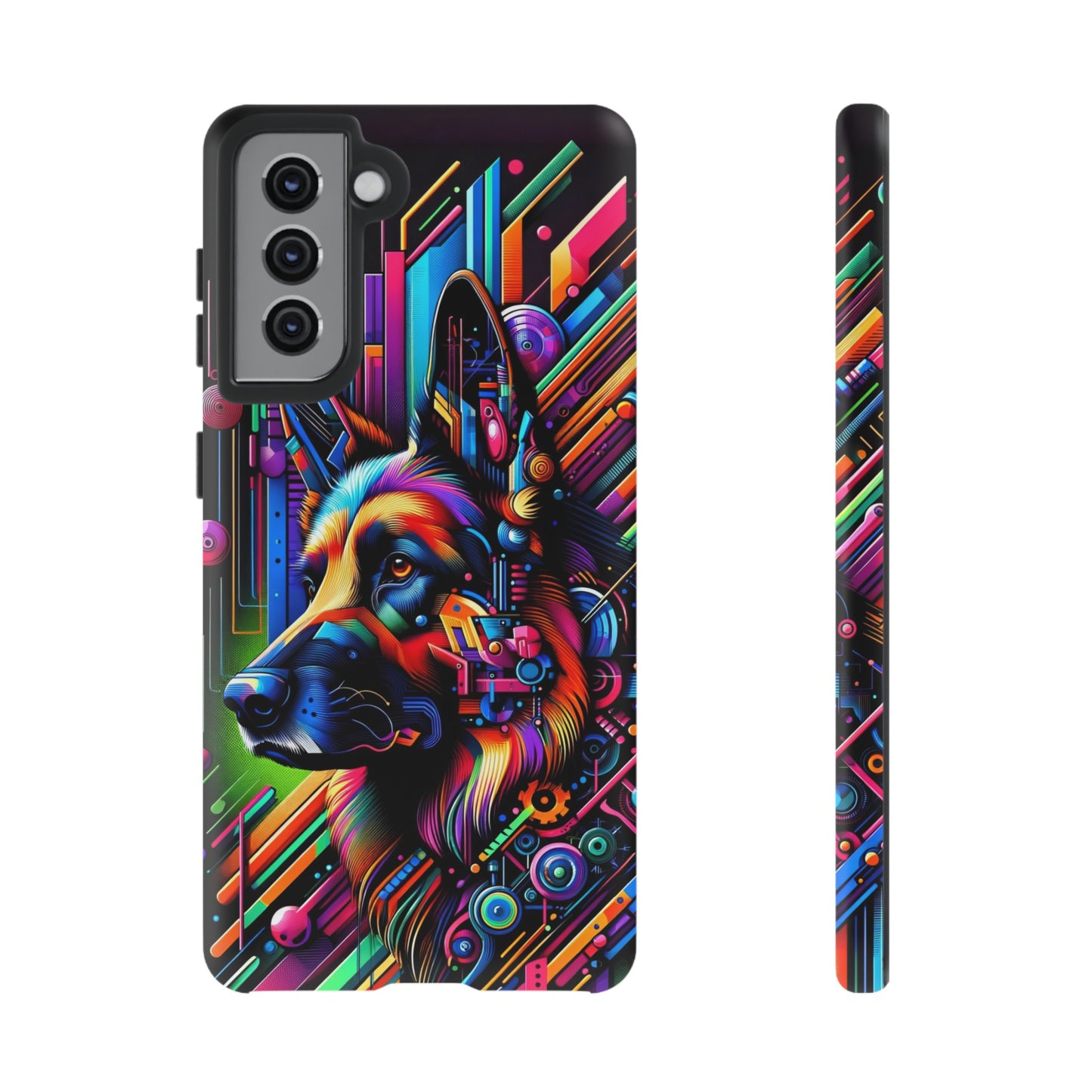 Constructivism and dadaism German Shepherd Phone Case