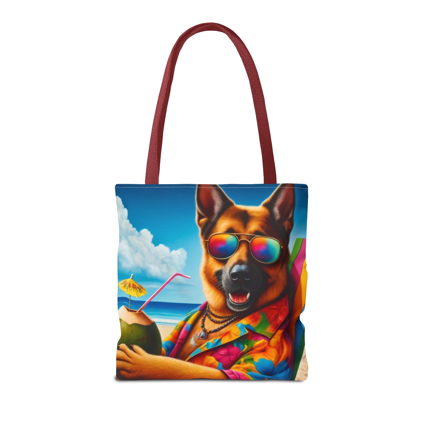 German Shepherd Vacation Tote Bag