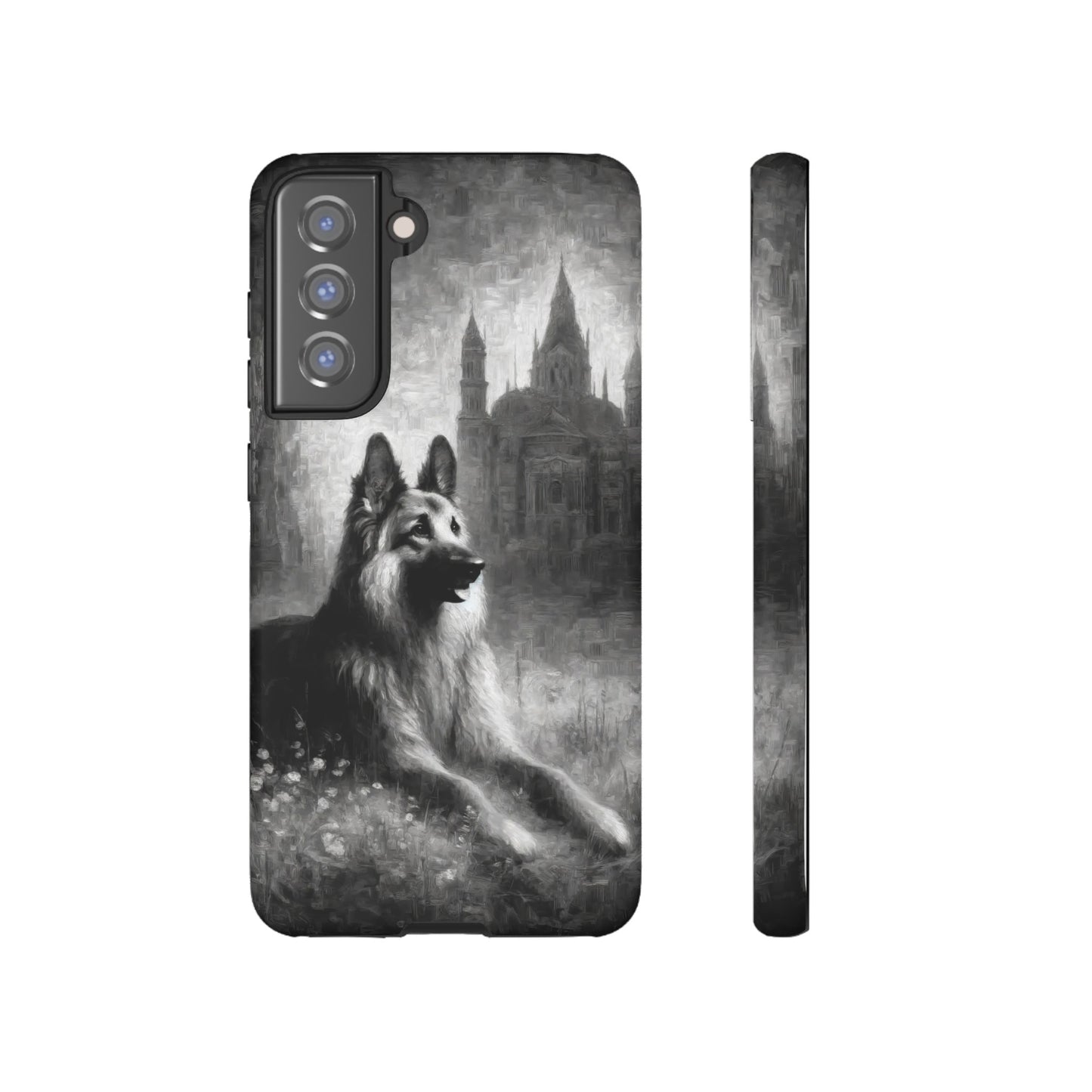 Neo-impressionism German Shepherd Phone Case