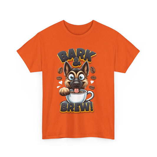 Bark and Brew T-Shirt (13 colors) (German Shepherd)