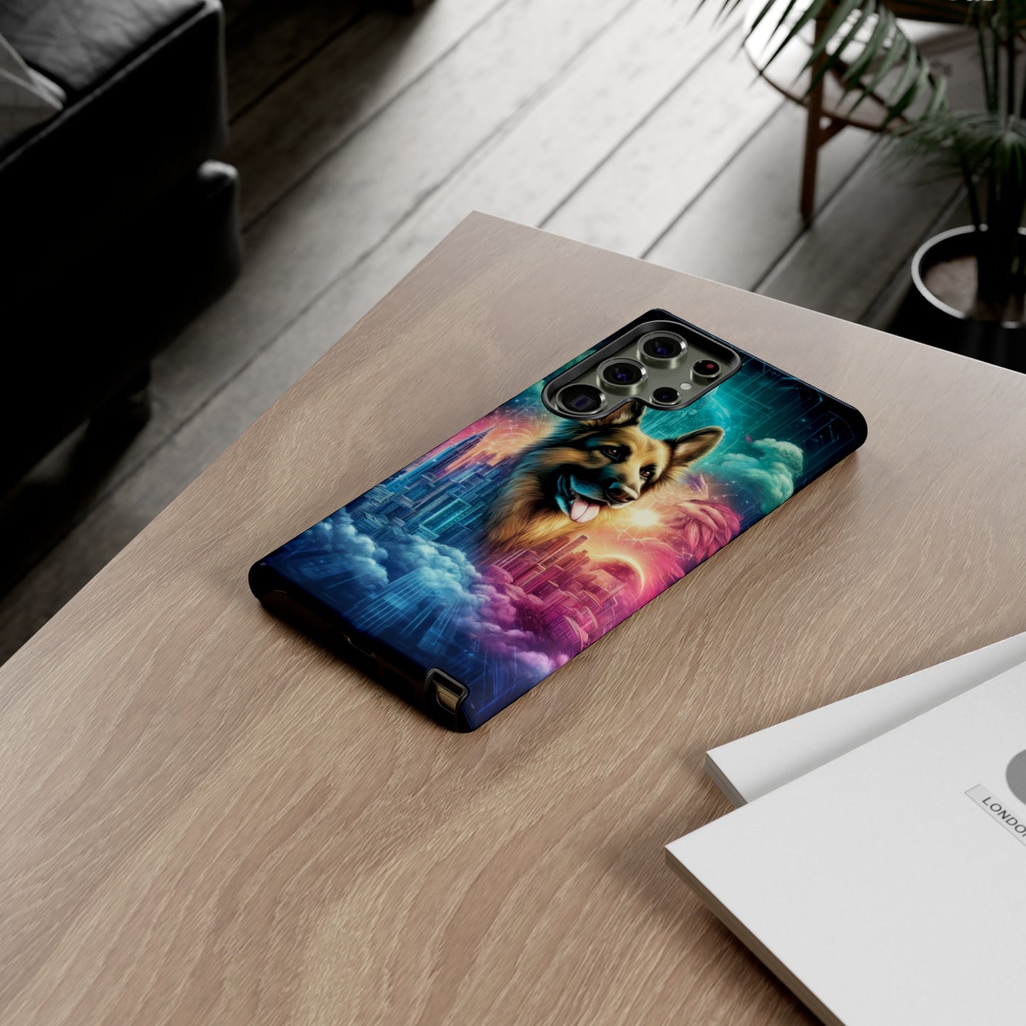 Dreamy fantasy German Shepherd Phone Case