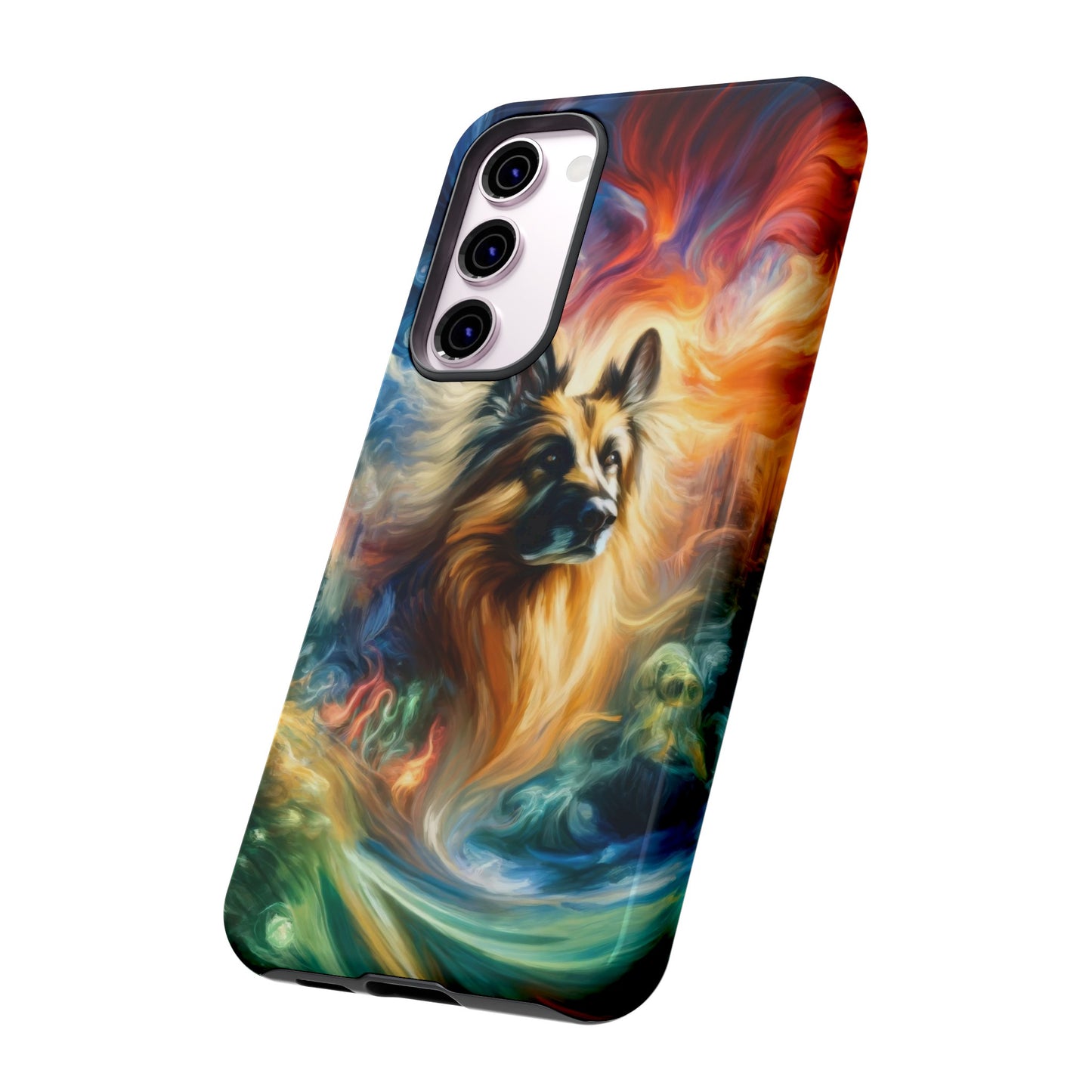 Expressionism and fantasy German Shepherd Phone Case