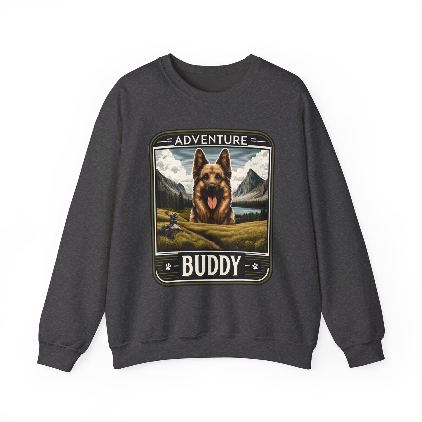 Adventure Buddy Sweatshirt (10 colors) (German Shepherd)