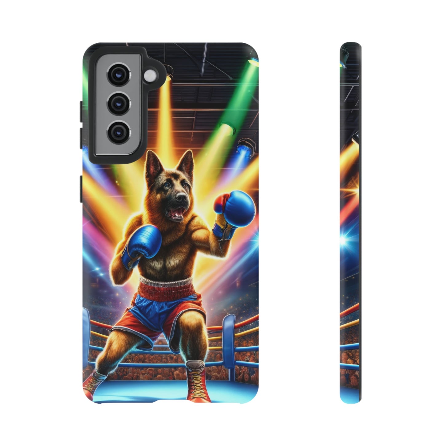 German Shepherd Boxing Phone Case