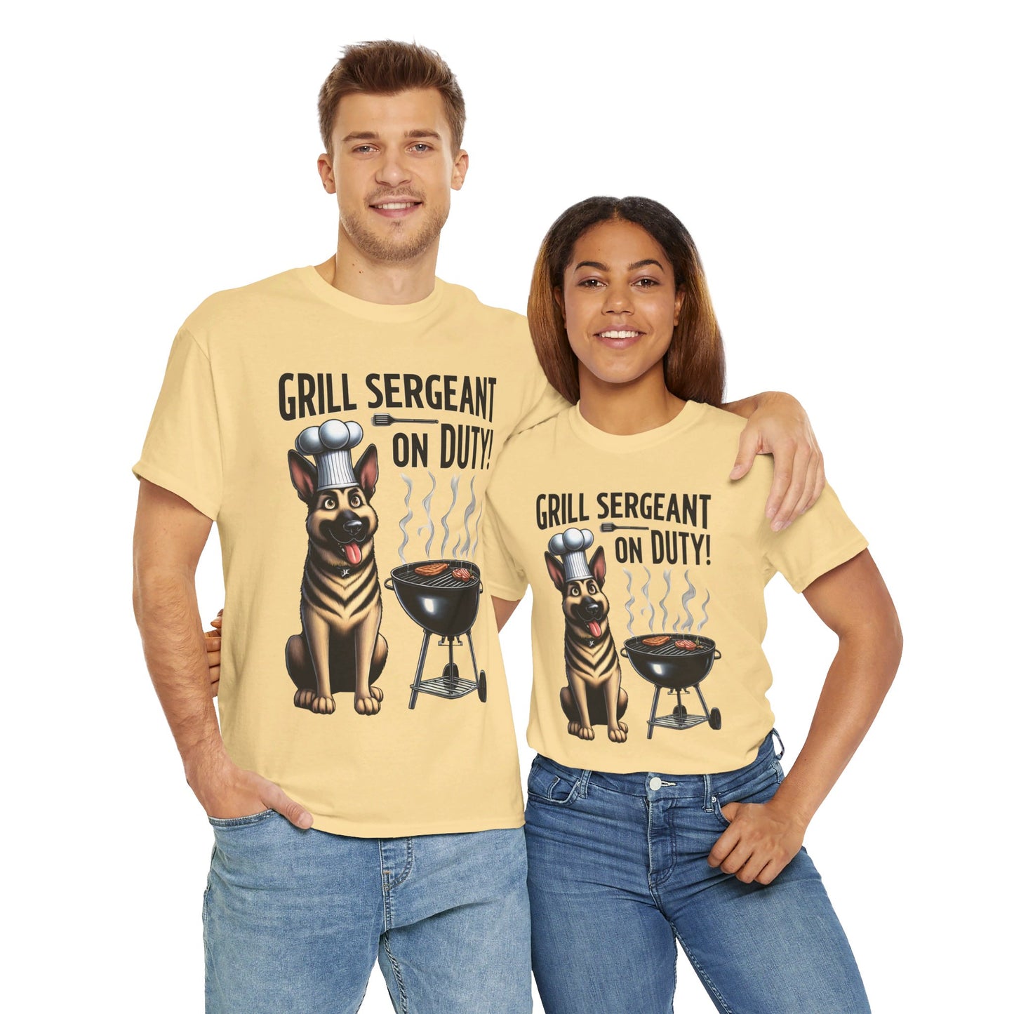 Grill Sergeant T-Shirt (13 colors) (German Shepherd)