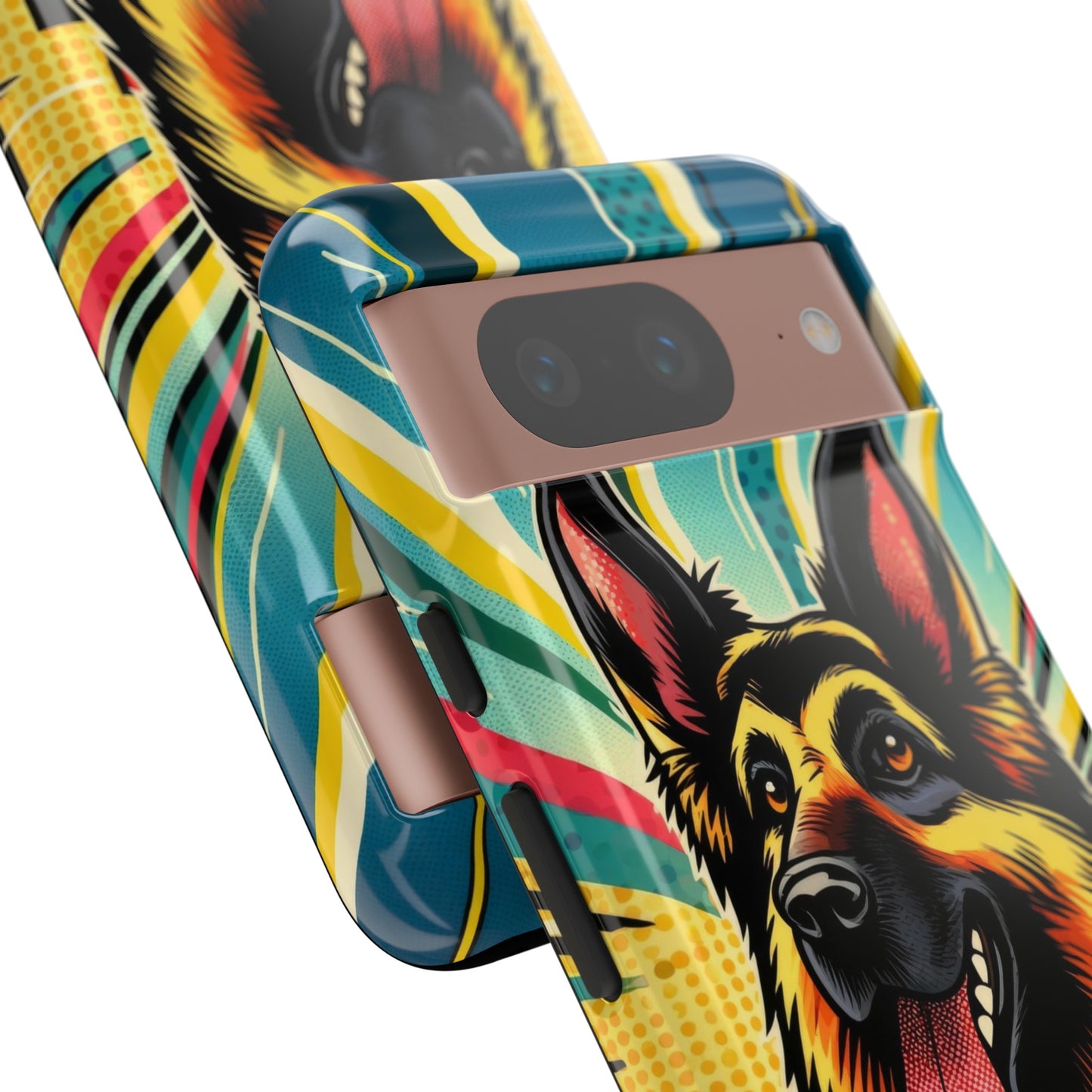 Comic style German Shepherd Phone Case