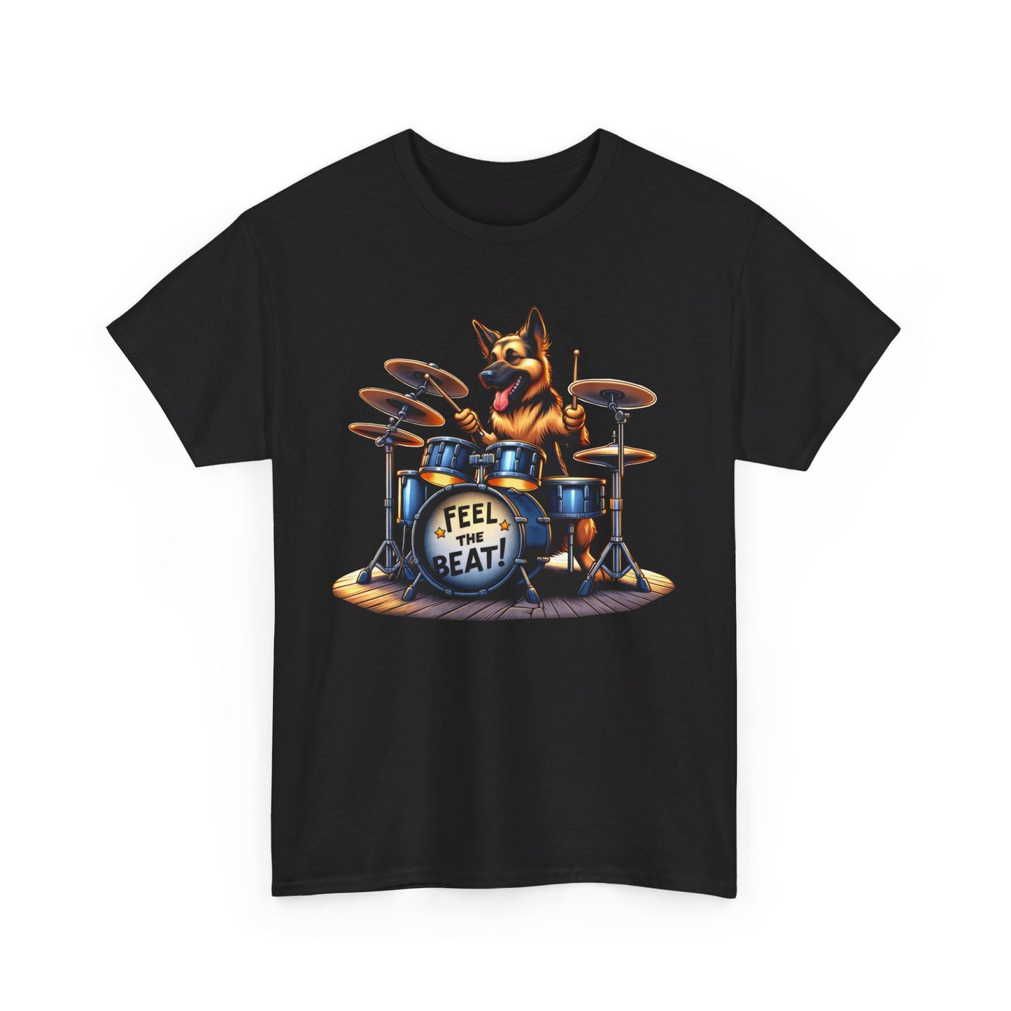 Feel The Beat! T-Shirt (13 colors) (German Shepherd)