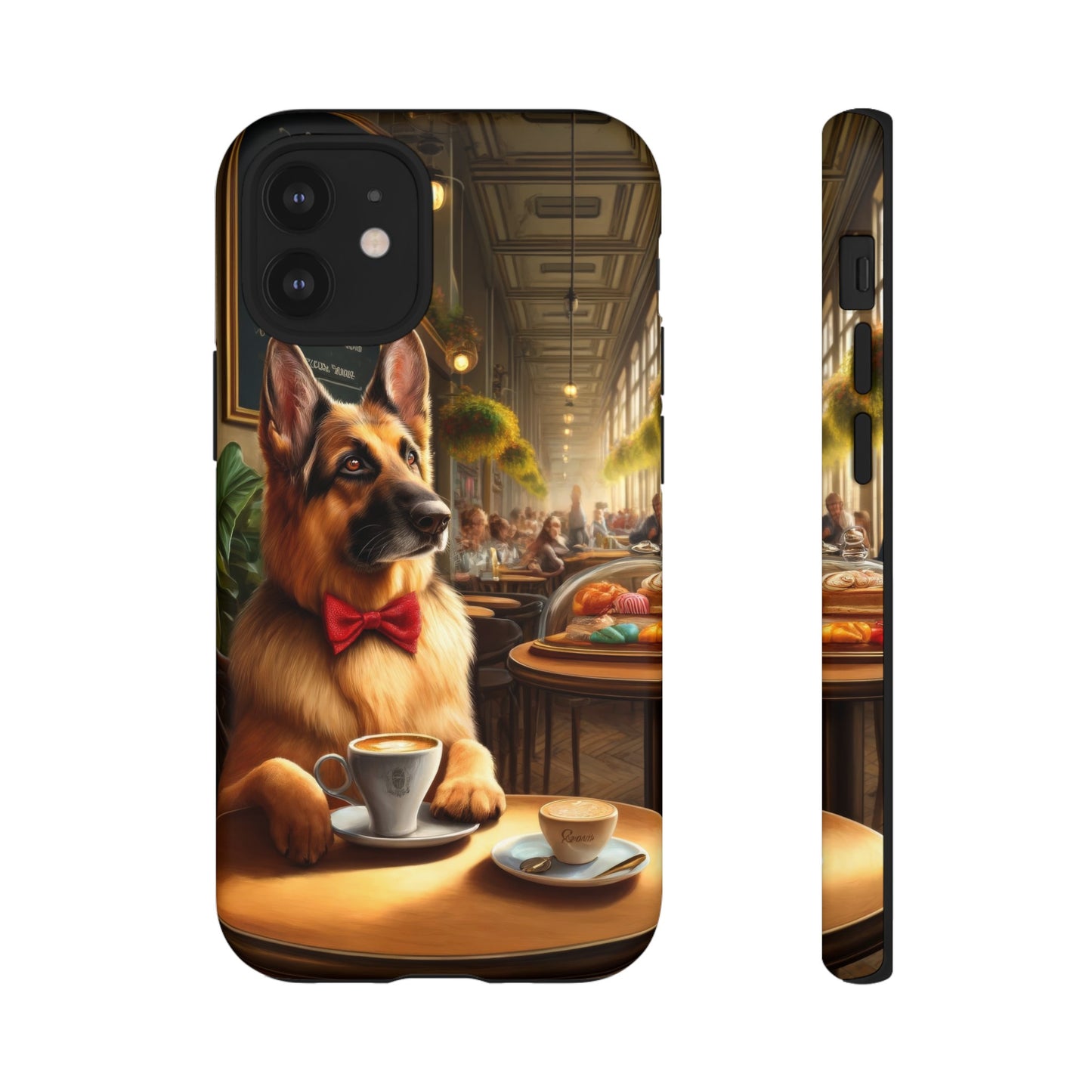 German Shepherd Drinking Phone Case