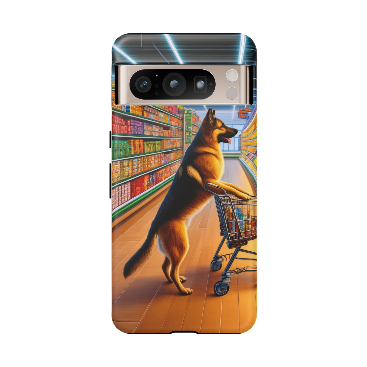 German Shepherd Shopping Phone Case