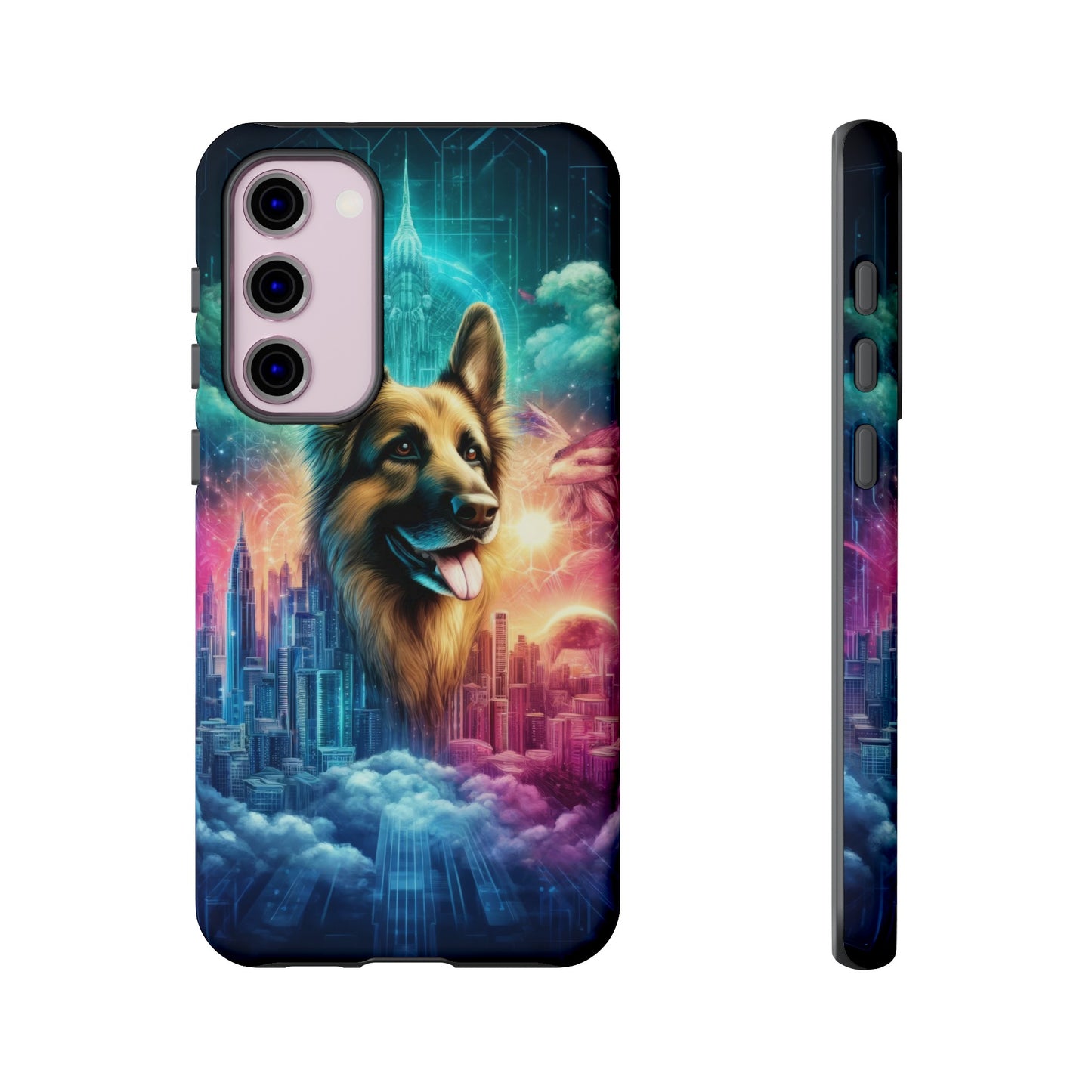 Dreamy fantasy German Shepherd Phone Case