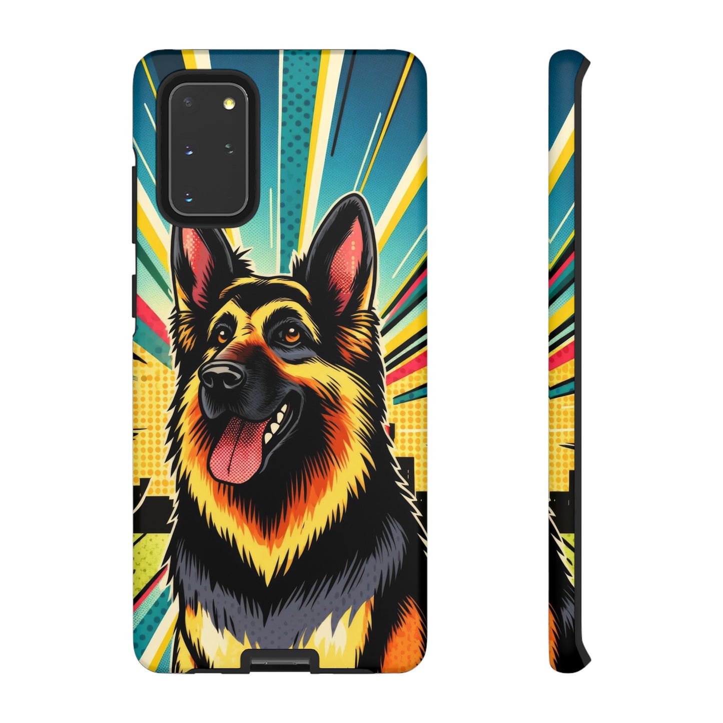 Comic style German Shepherd Phone Case