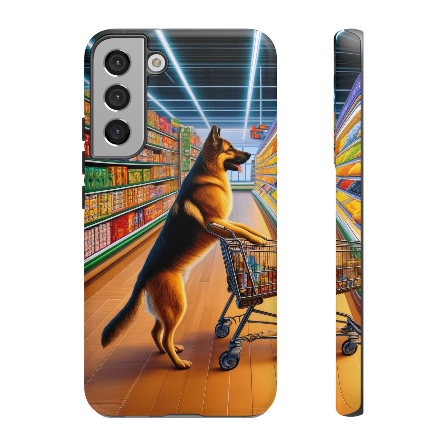 German Shepherd Shopping Phone Case