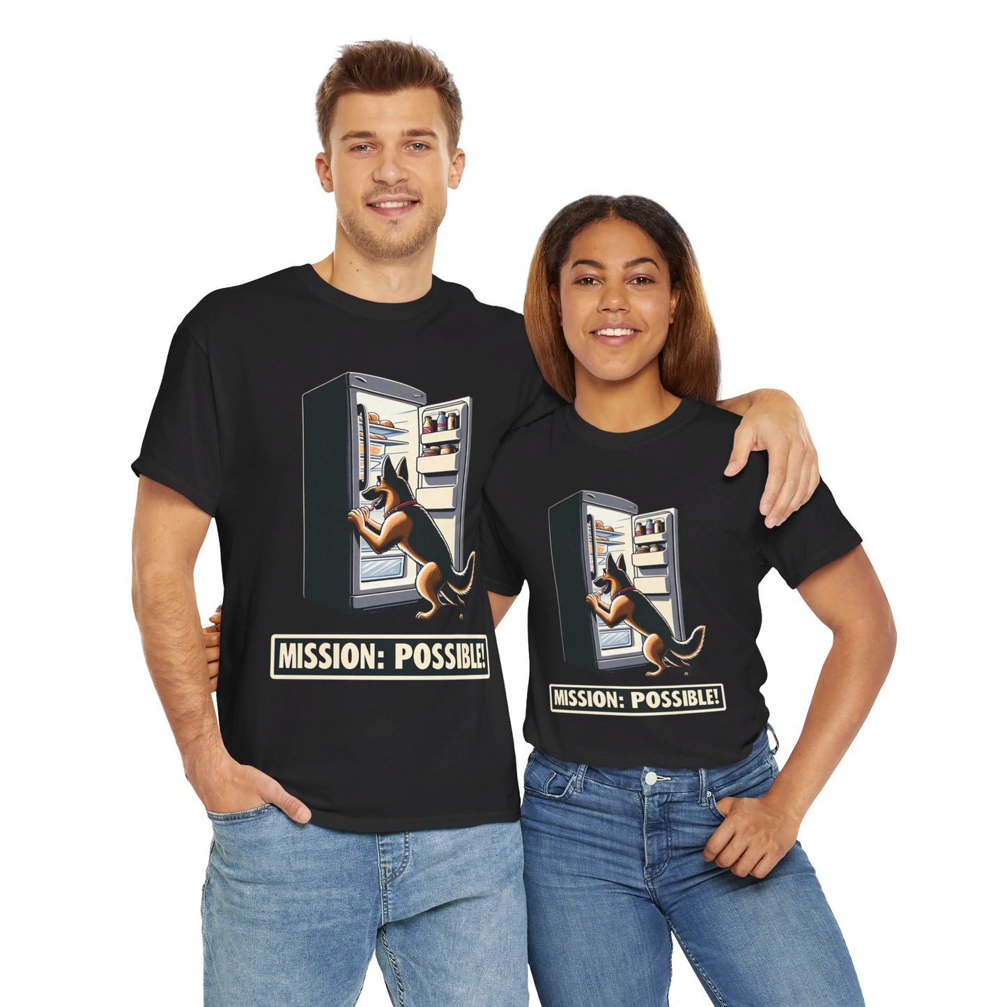 Mission Possible T-Shirt (13 colors) (German Shepherd)