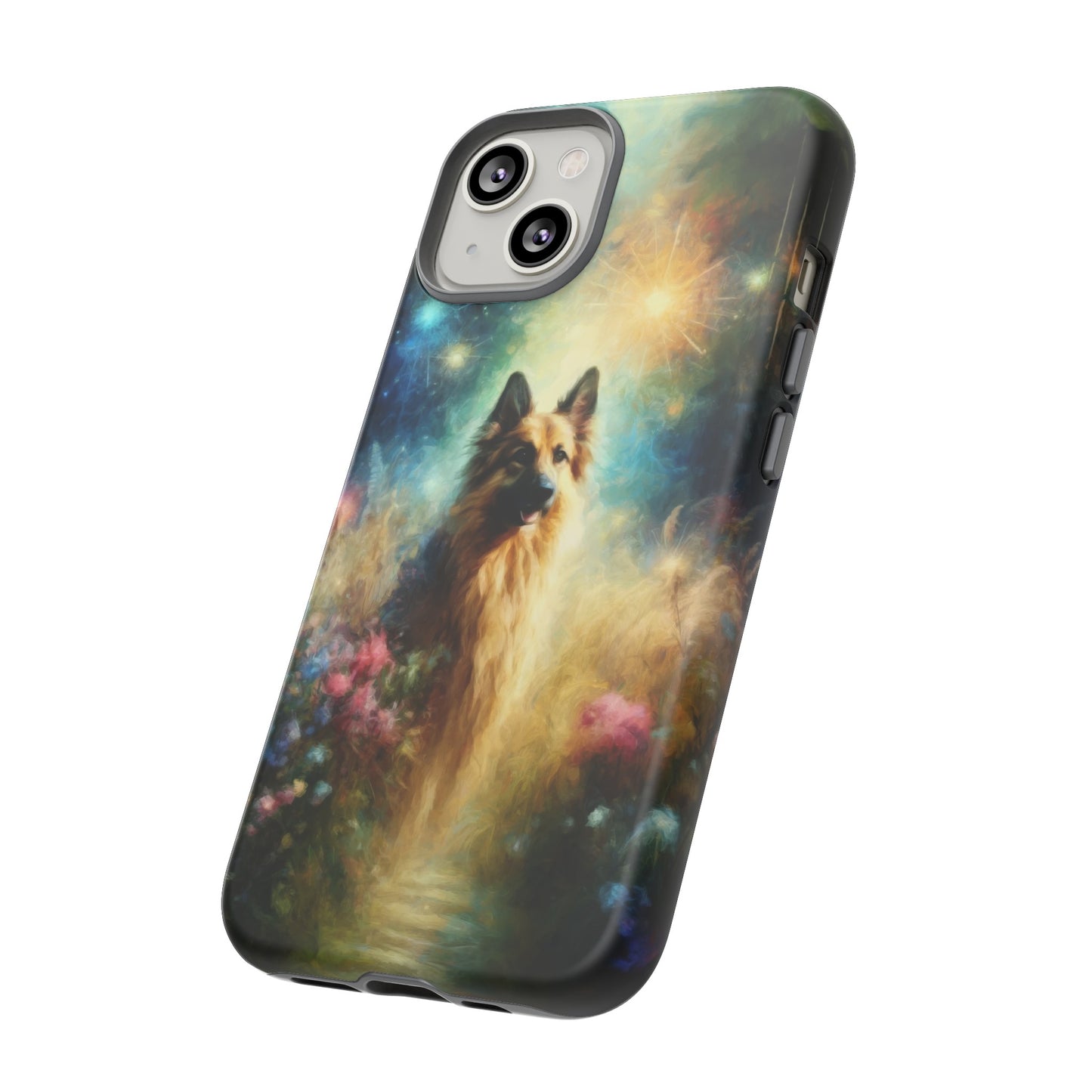 Fairy tale and impressionism German Shepherd Phone Case