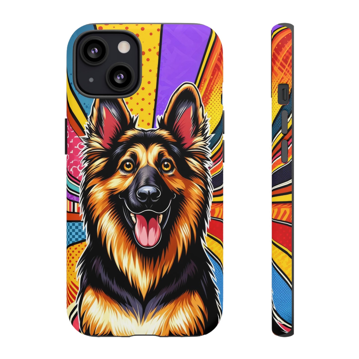 Anime style German Shepherd Phone Case