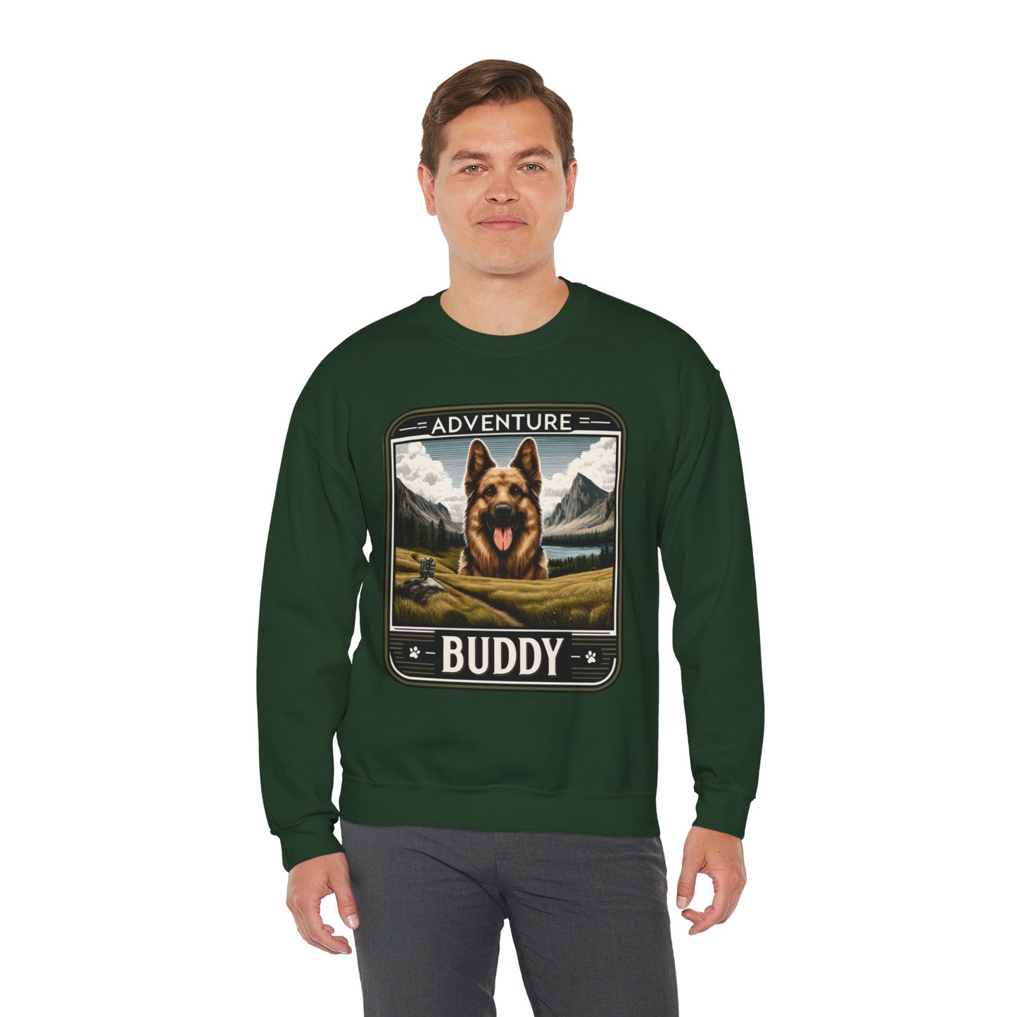 Adventure Buddy Sweatshirt (10 colors) (German Shepherd)