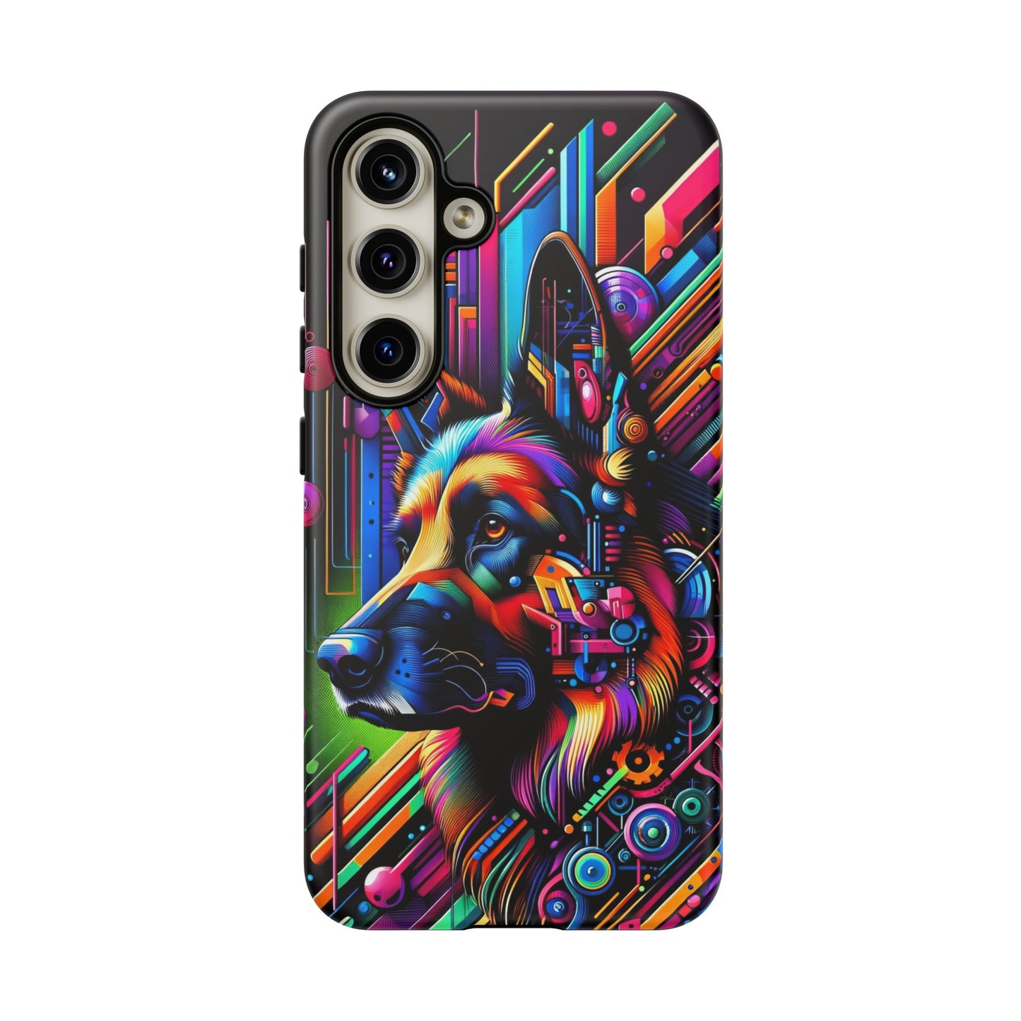 Constructivism and dadaism German Shepherd Phone Case