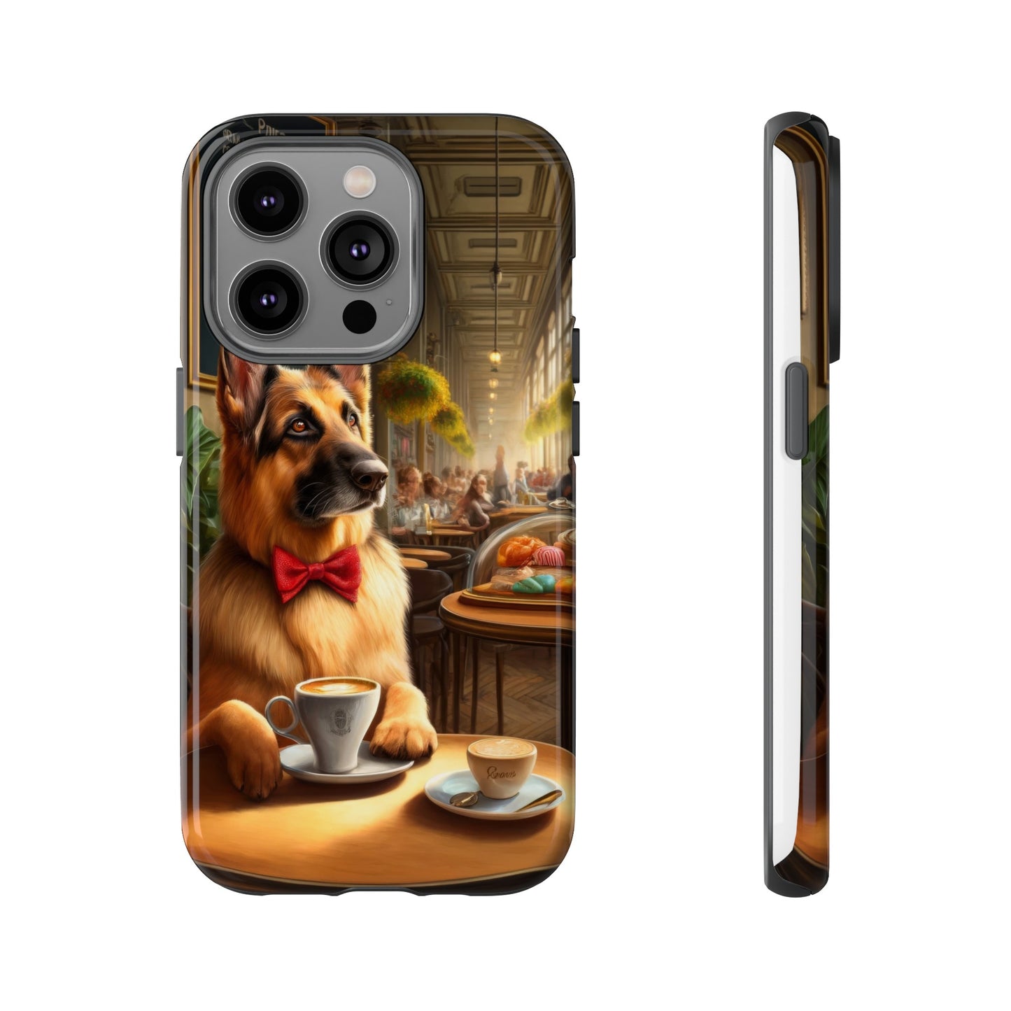 German Shepherd Drinking Phone Case