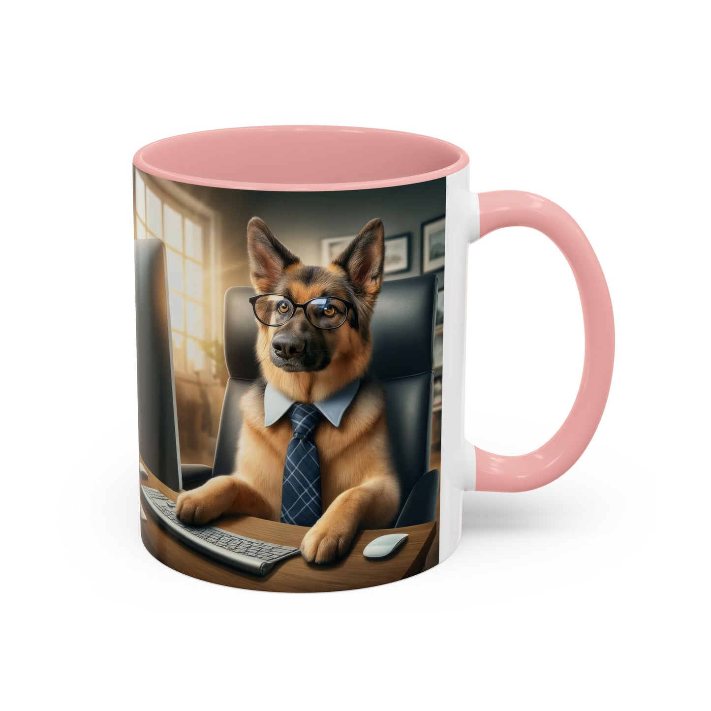 German Shepherd Working Accent Coffee Mug, 11oz